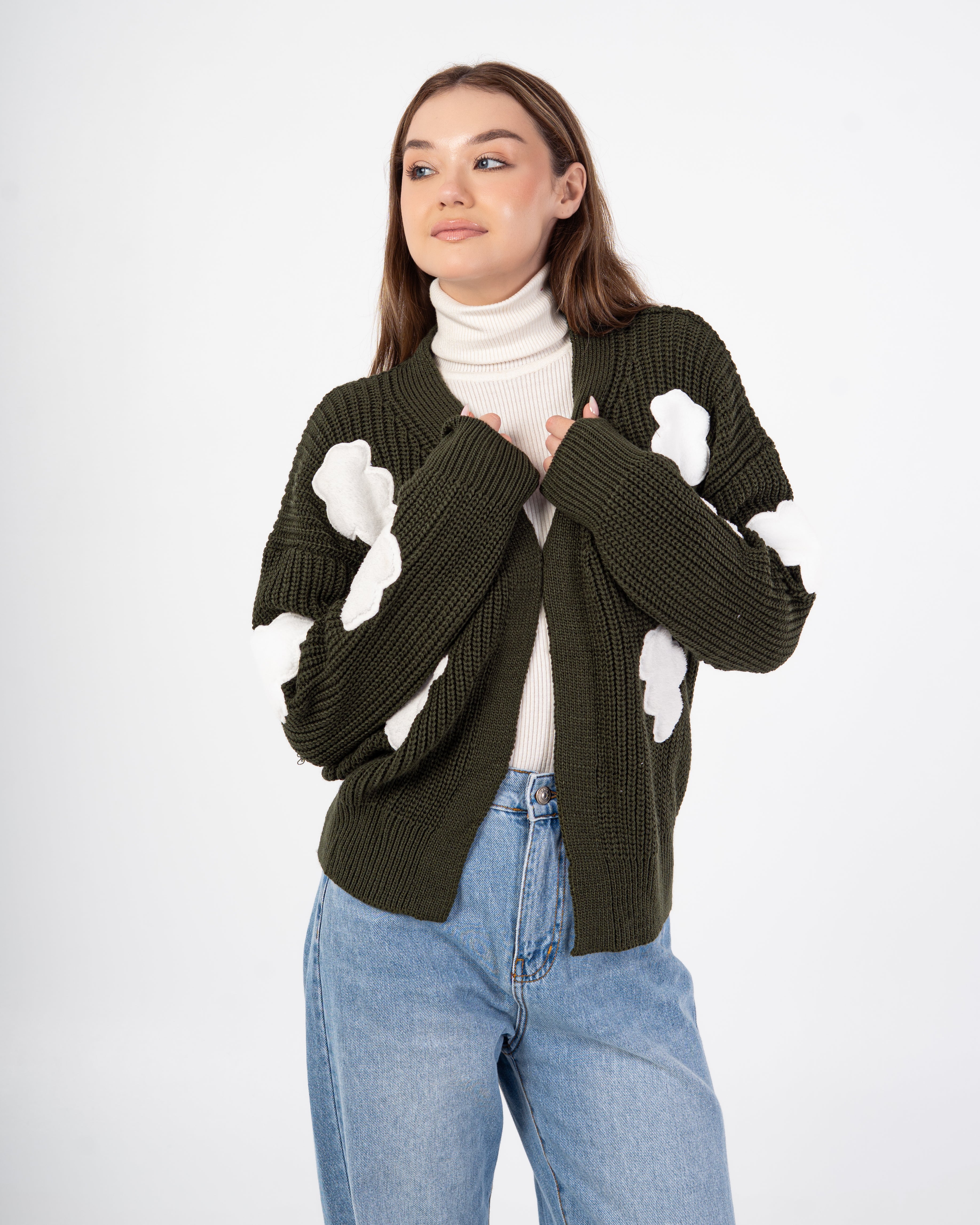 Knitwear Cardigan – Sky Clouds