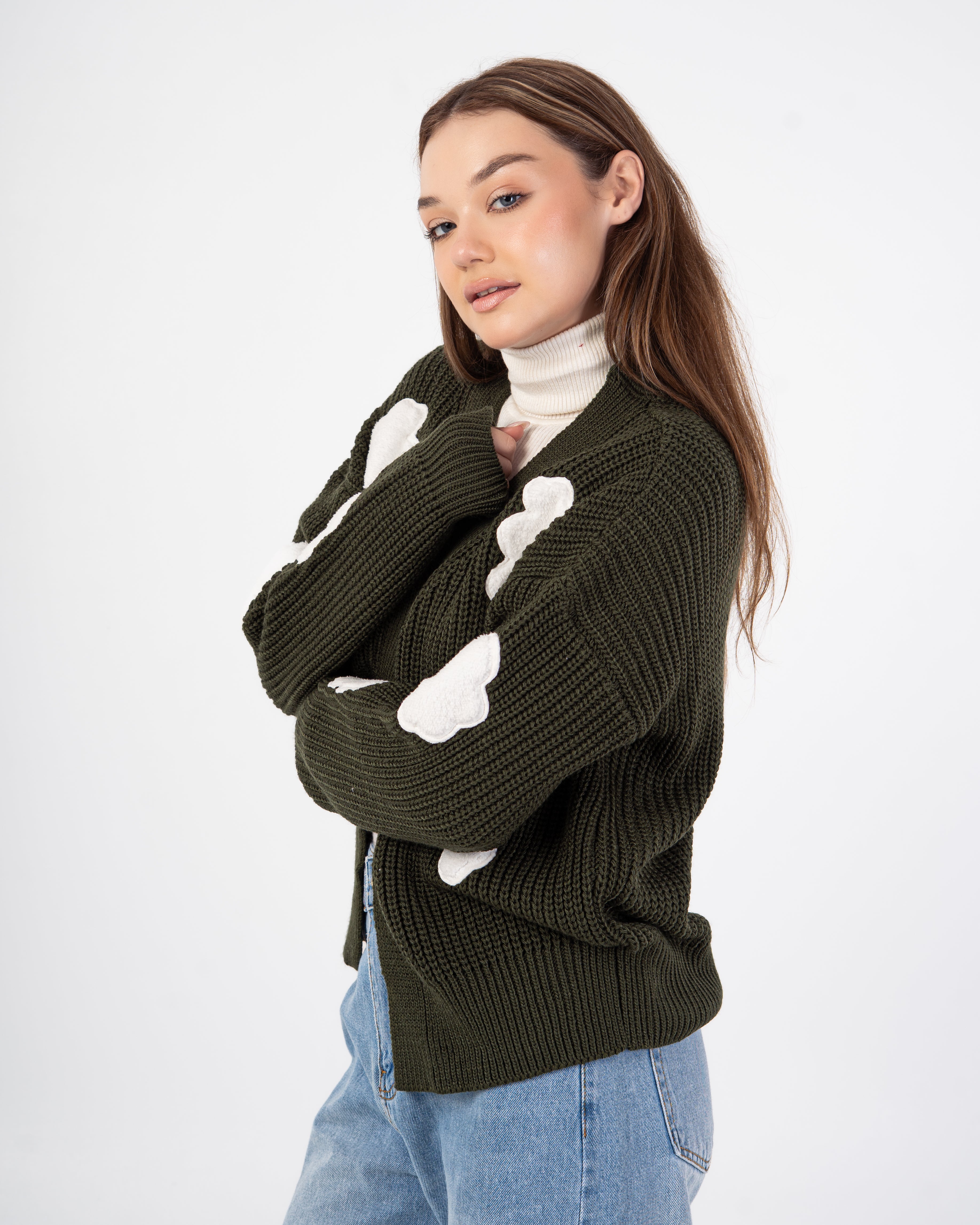 Knitwear Cardigan – Sky Clouds