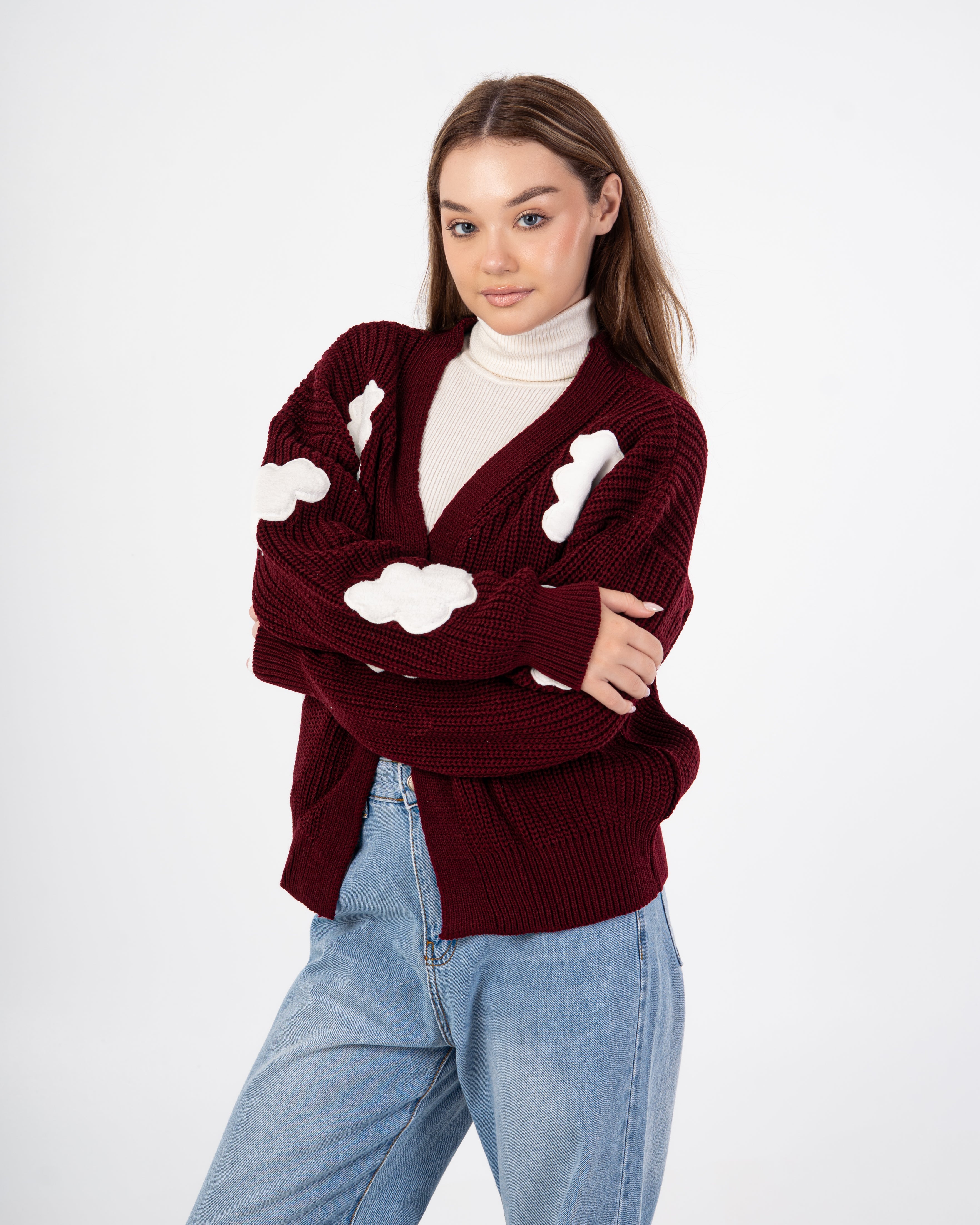Knitwear Cardigan – Sky Clouds