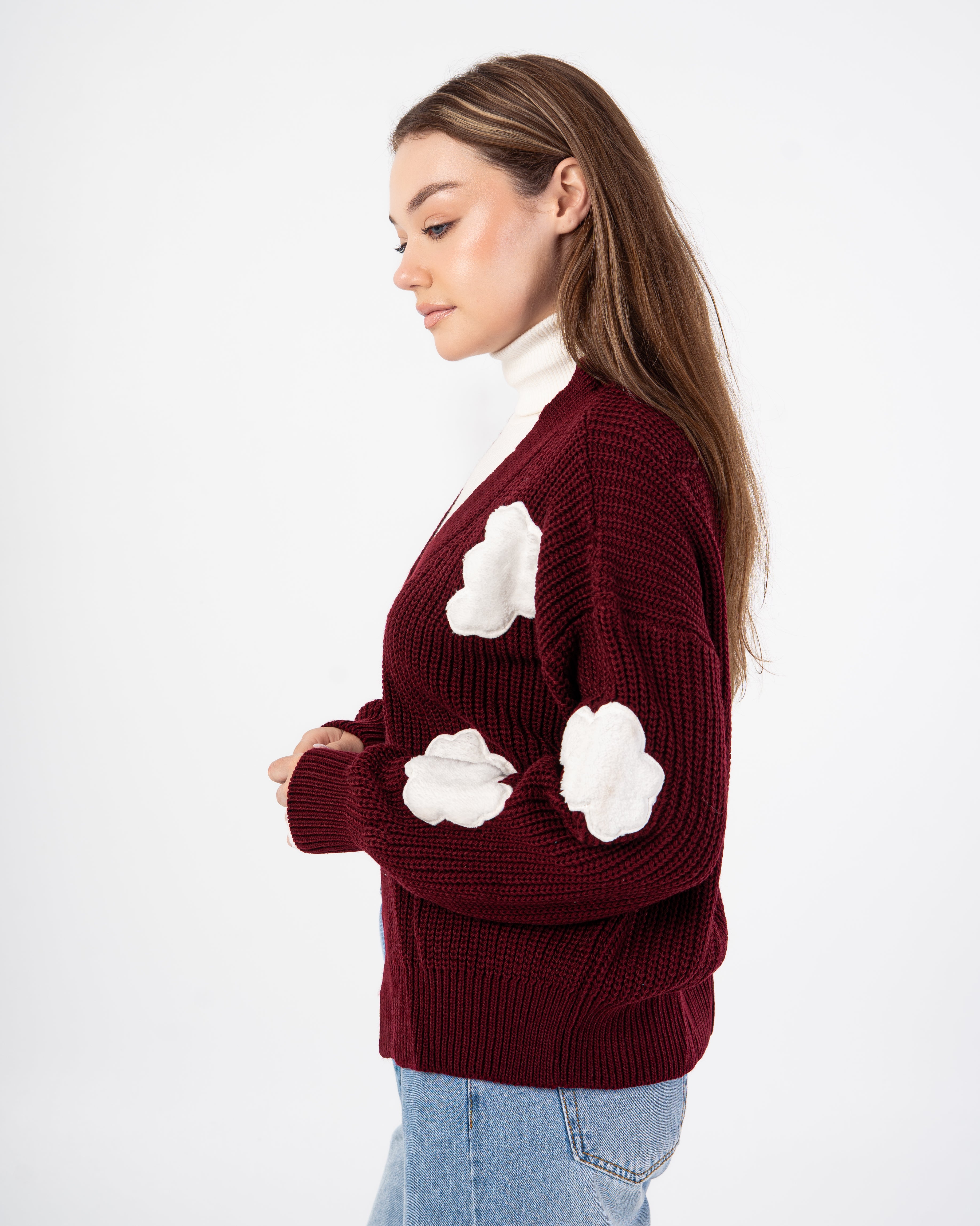Knitwear Cardigan – Sky Clouds