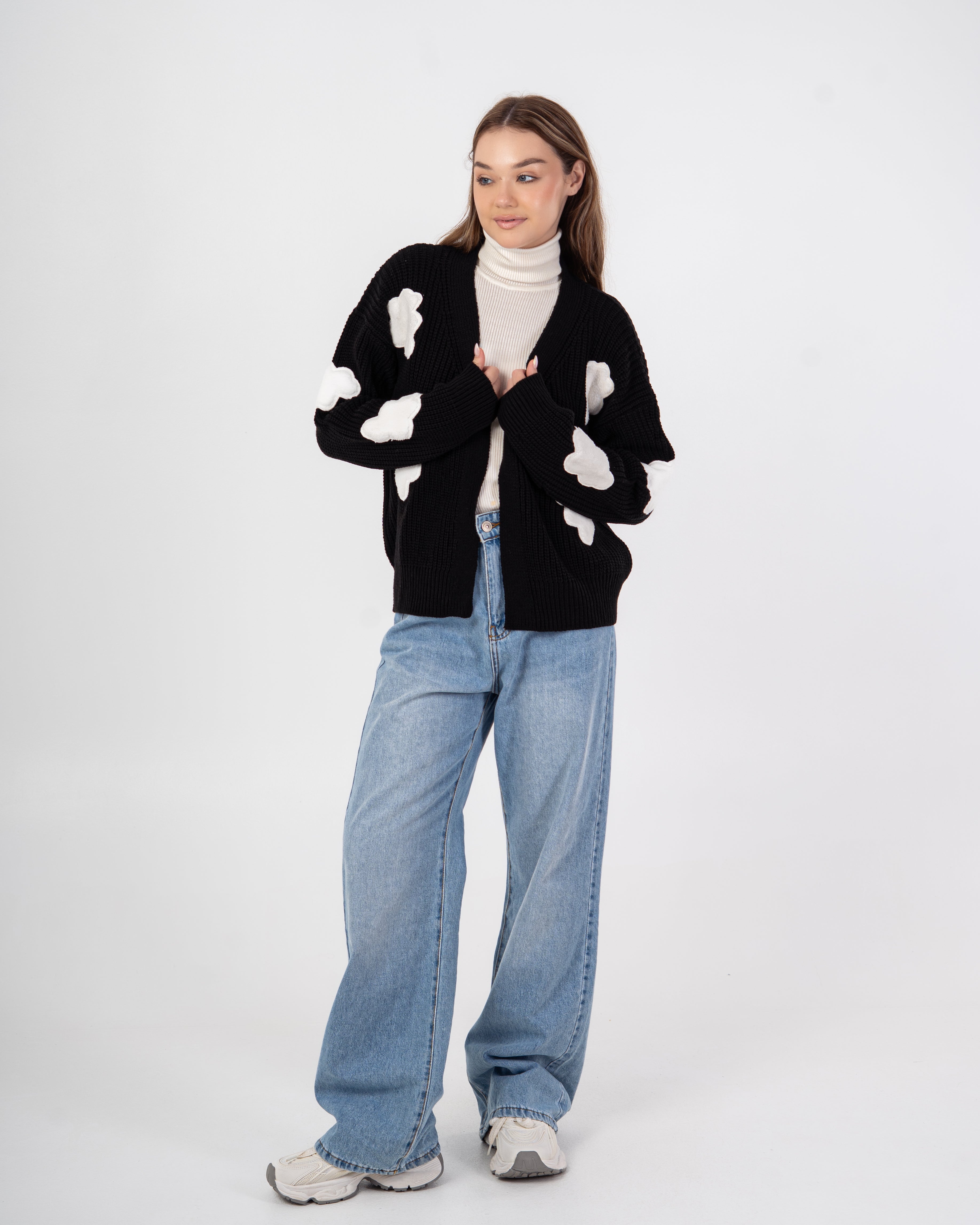 Knitwear Cardigan – Sky Clouds