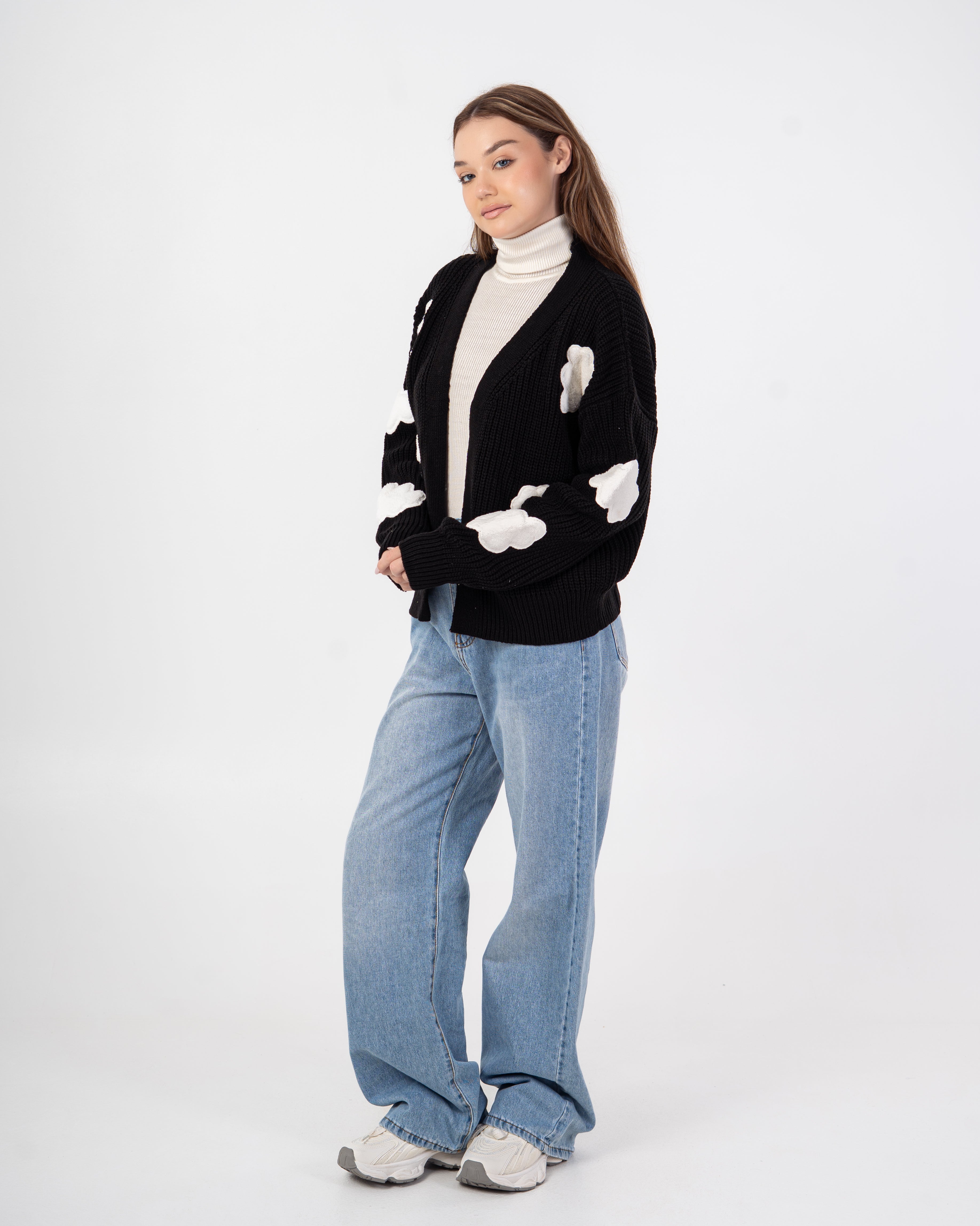 Knitwear Cardigan – Sky Clouds