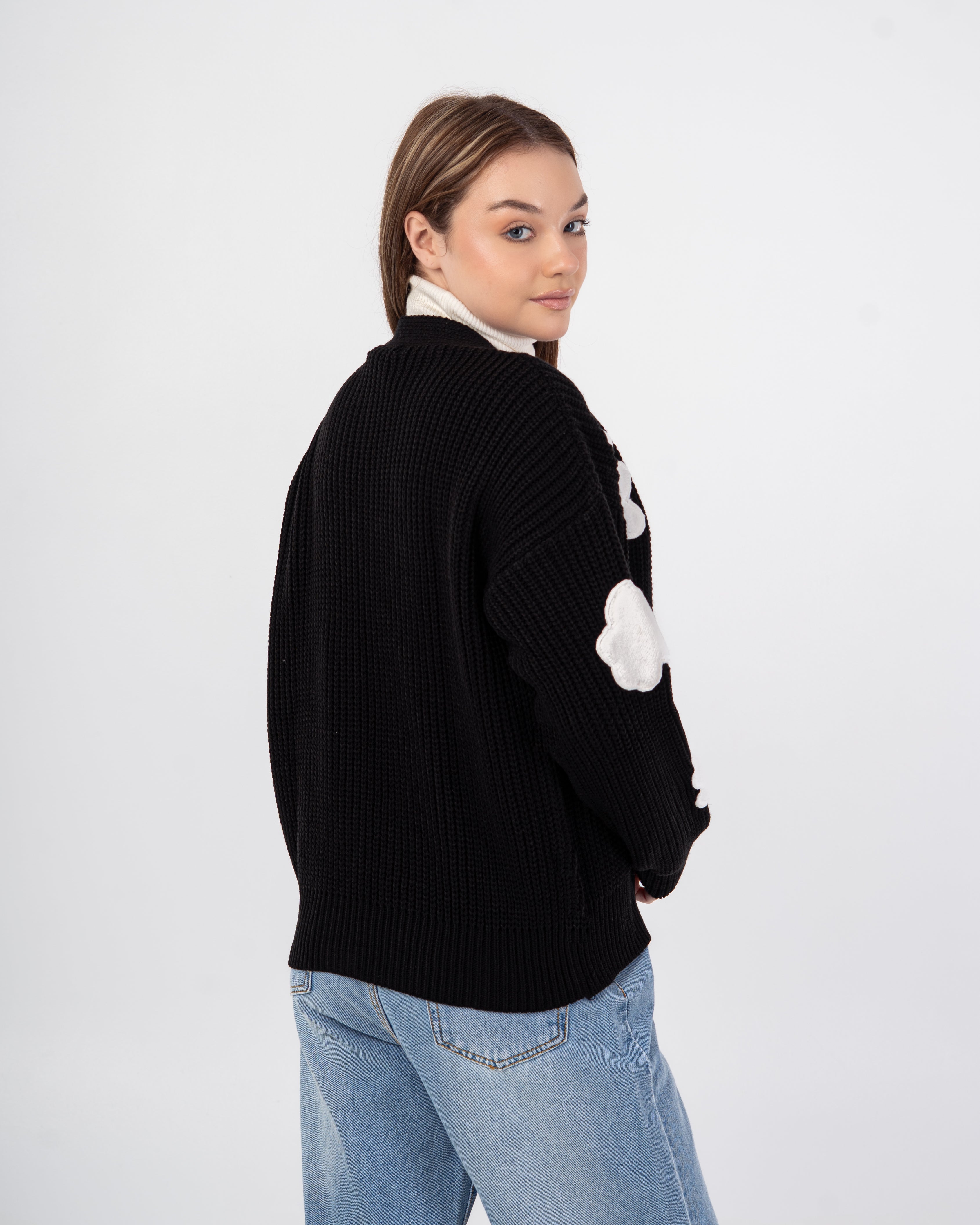 Knitwear Cardigan – Sky Clouds