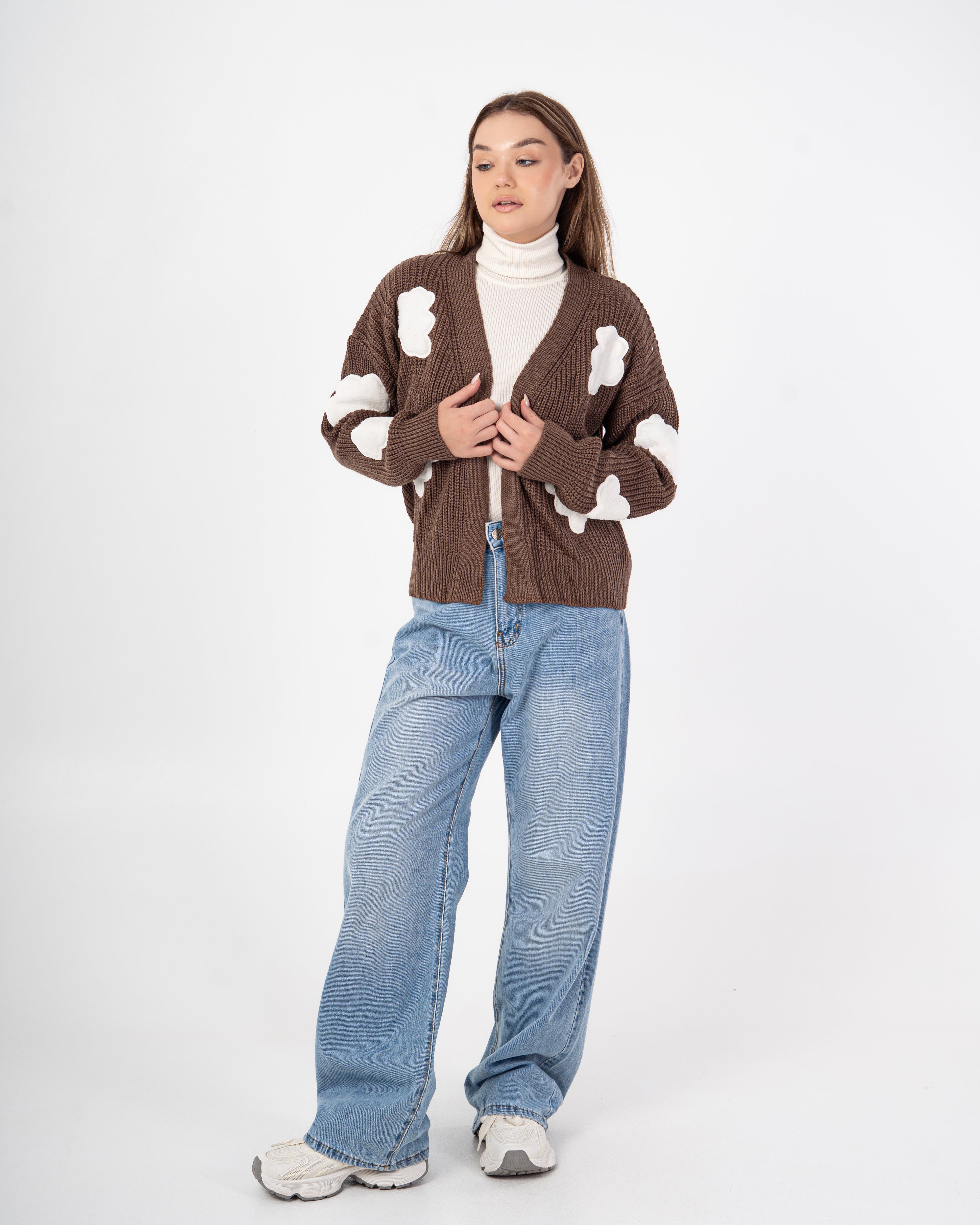 Knitwear Cardigan – Sky Clouds