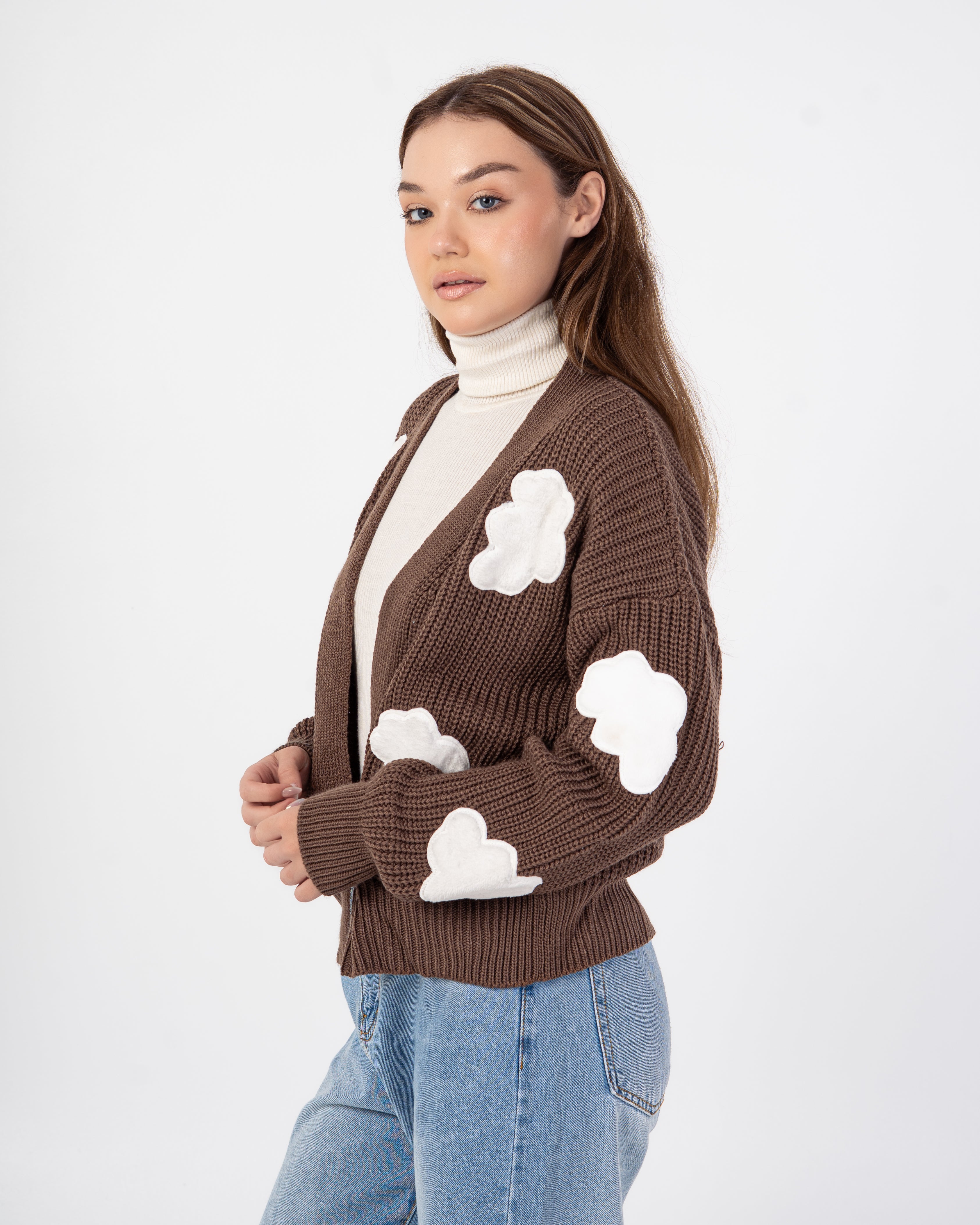 Knitwear Cardigan – Sky Clouds
