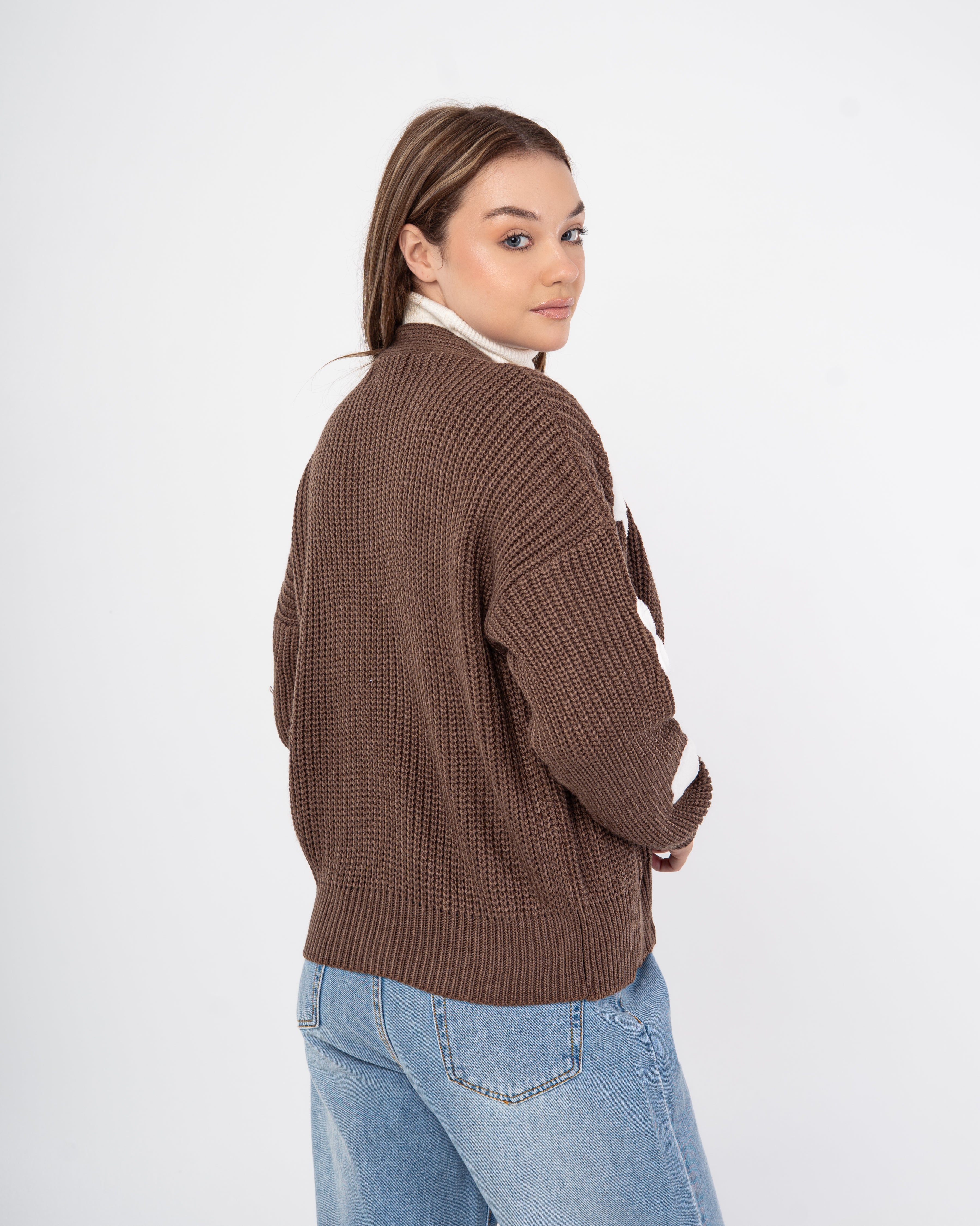 Knitwear Cardigan – Sky Clouds