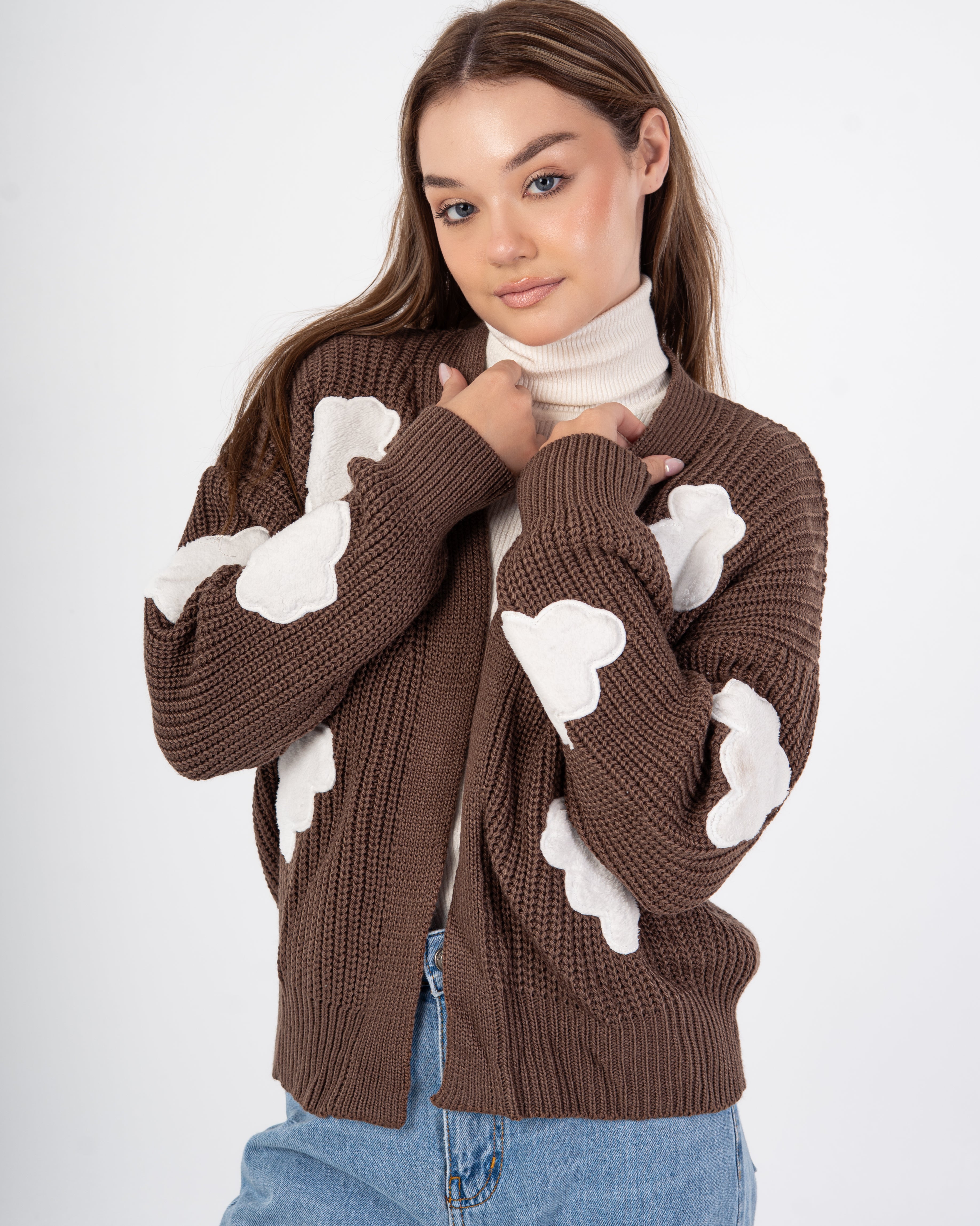 Knitwear Cardigan – Sky Clouds