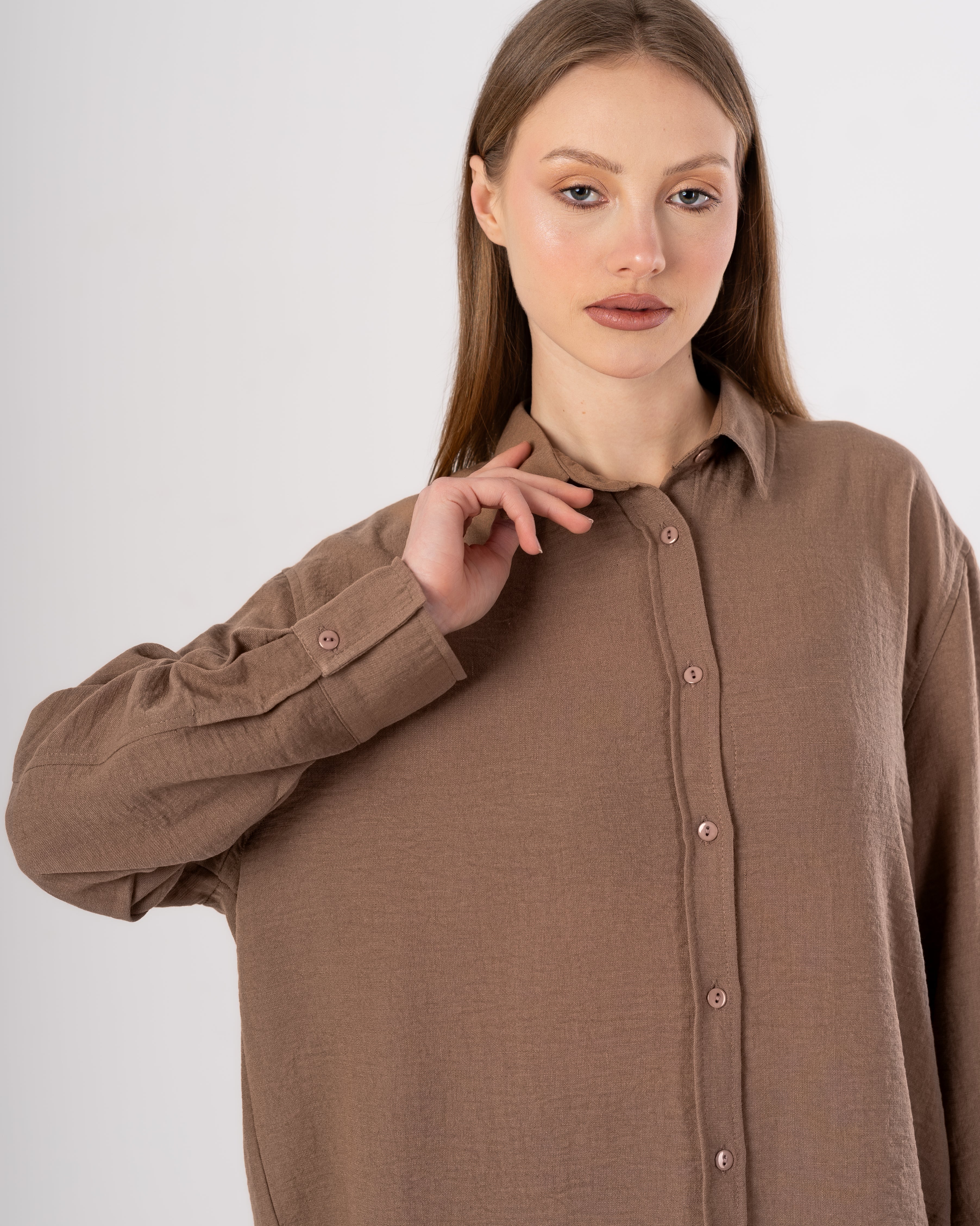 Long Linen - Shirt (Buttons)