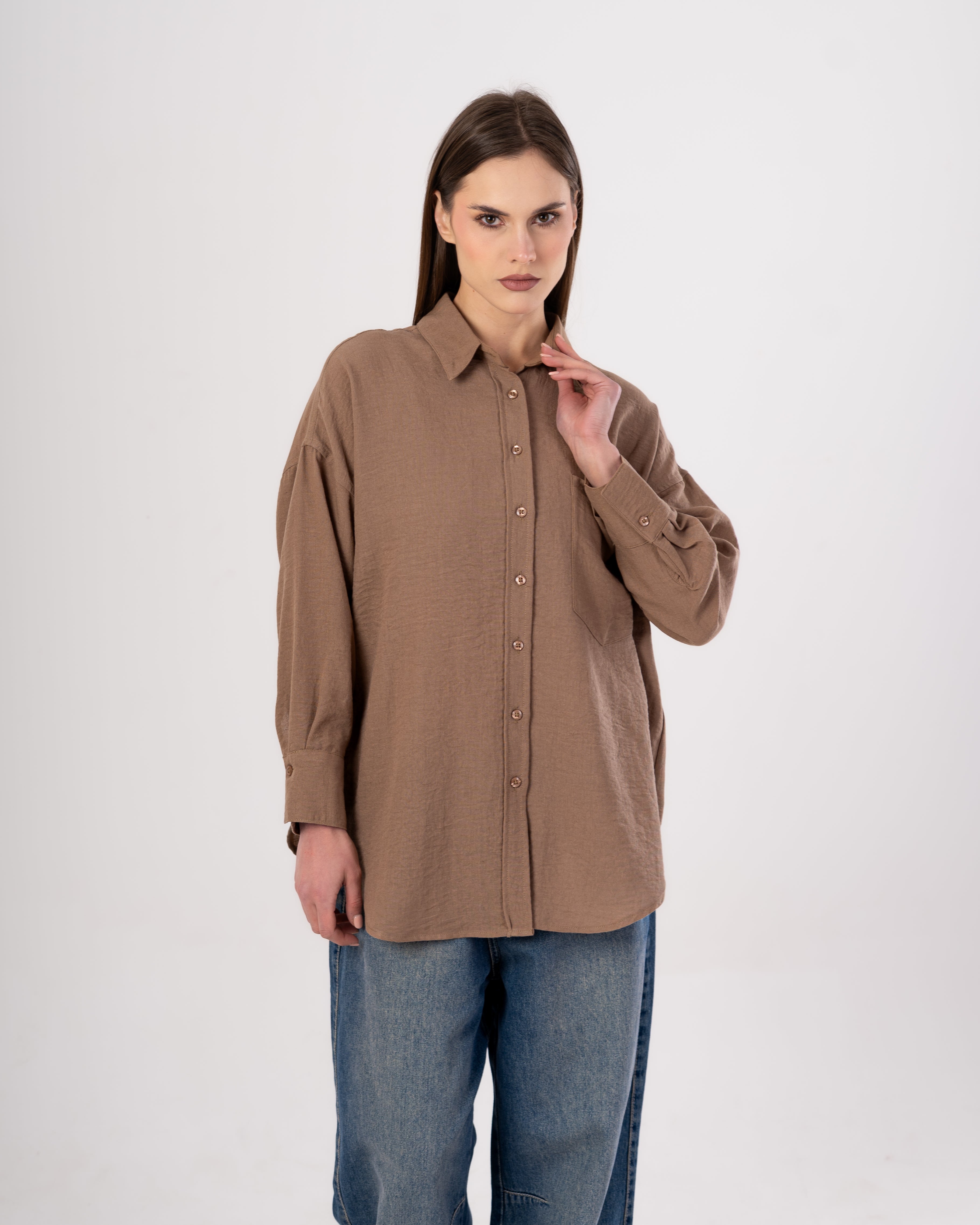 Long Linen - Shirt (Buttons)