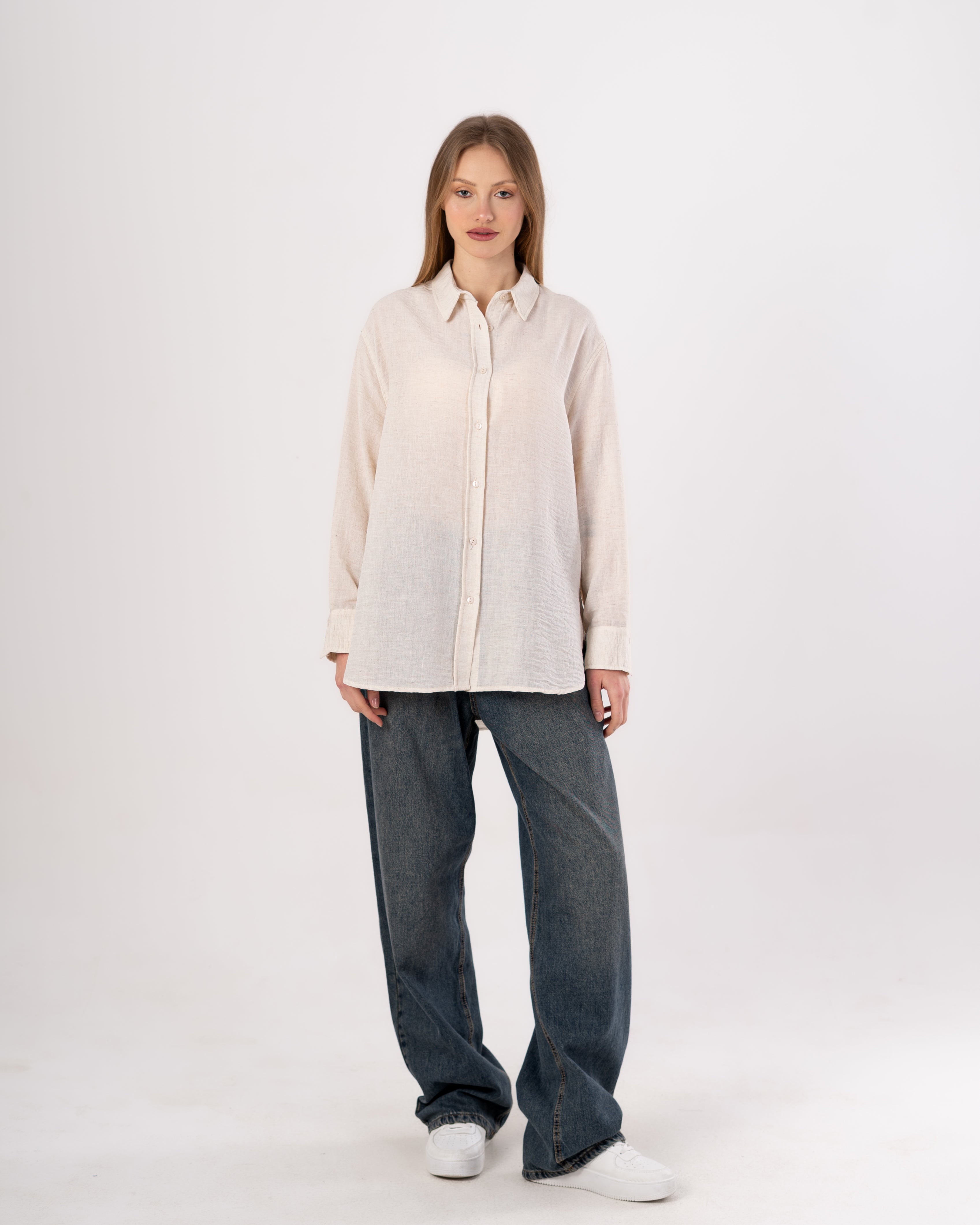 Long Linen - Shirt (Buttons)