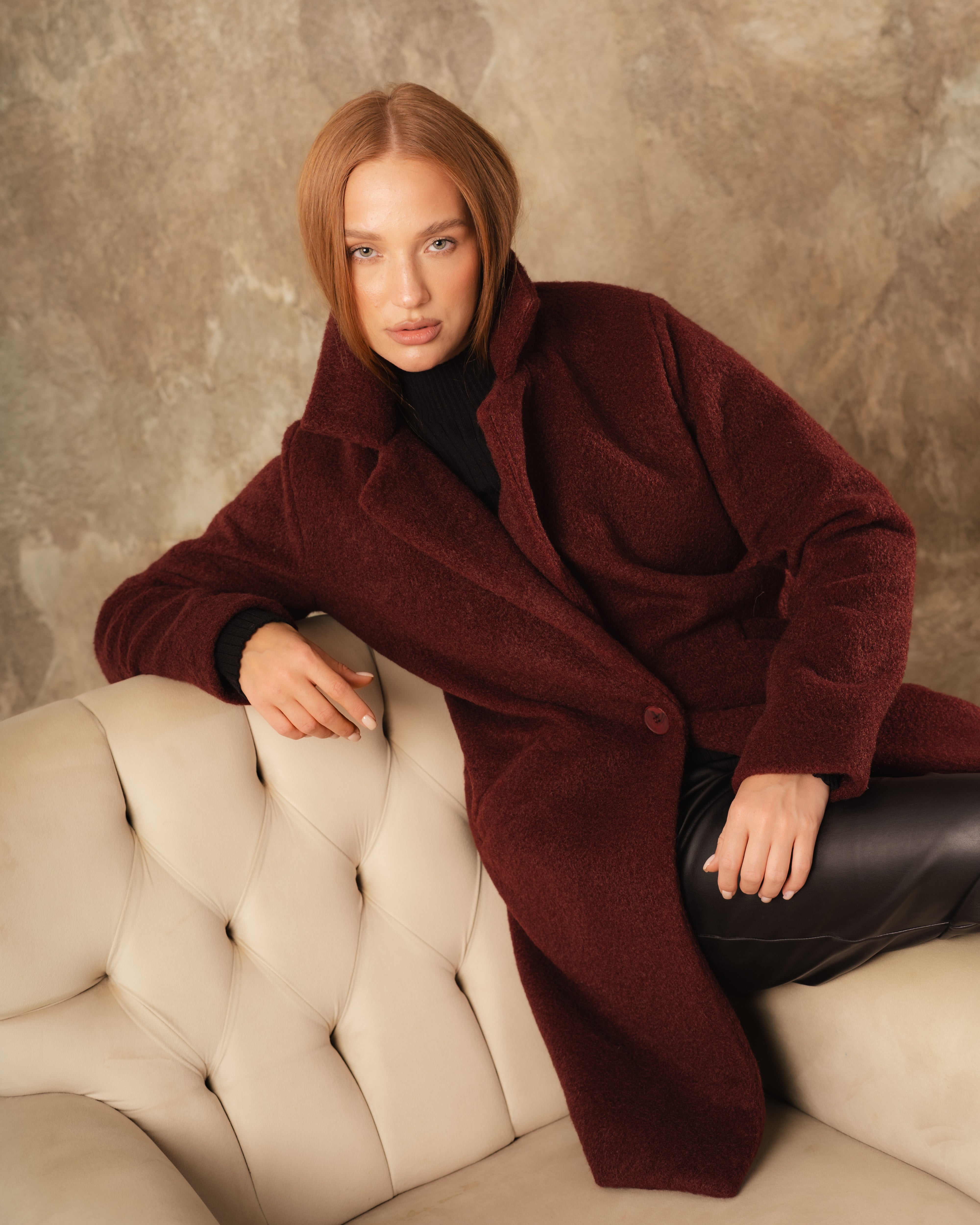 Wool Jacket – Plain (Single Button)