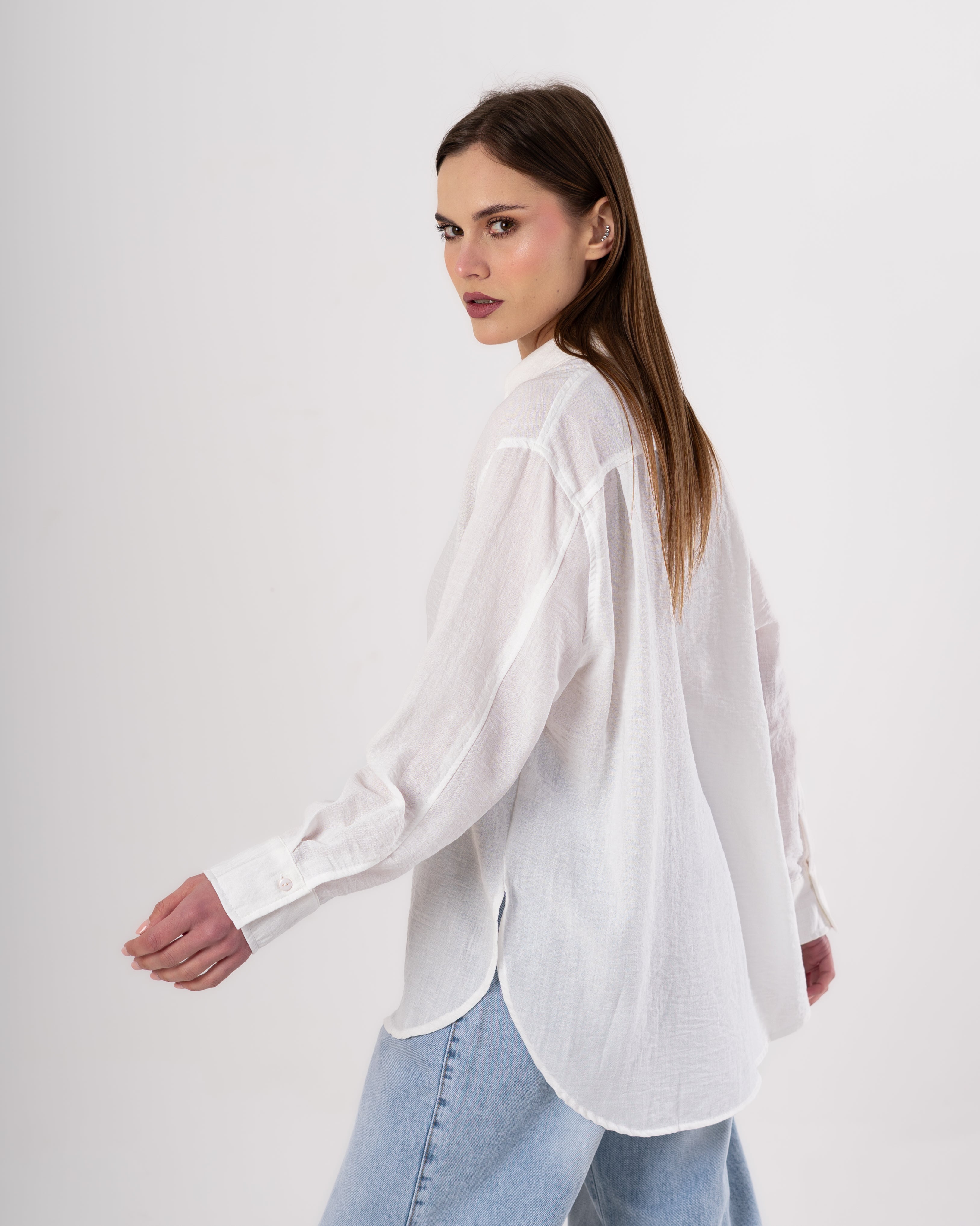 Long Linen - Shirt (Buttons)