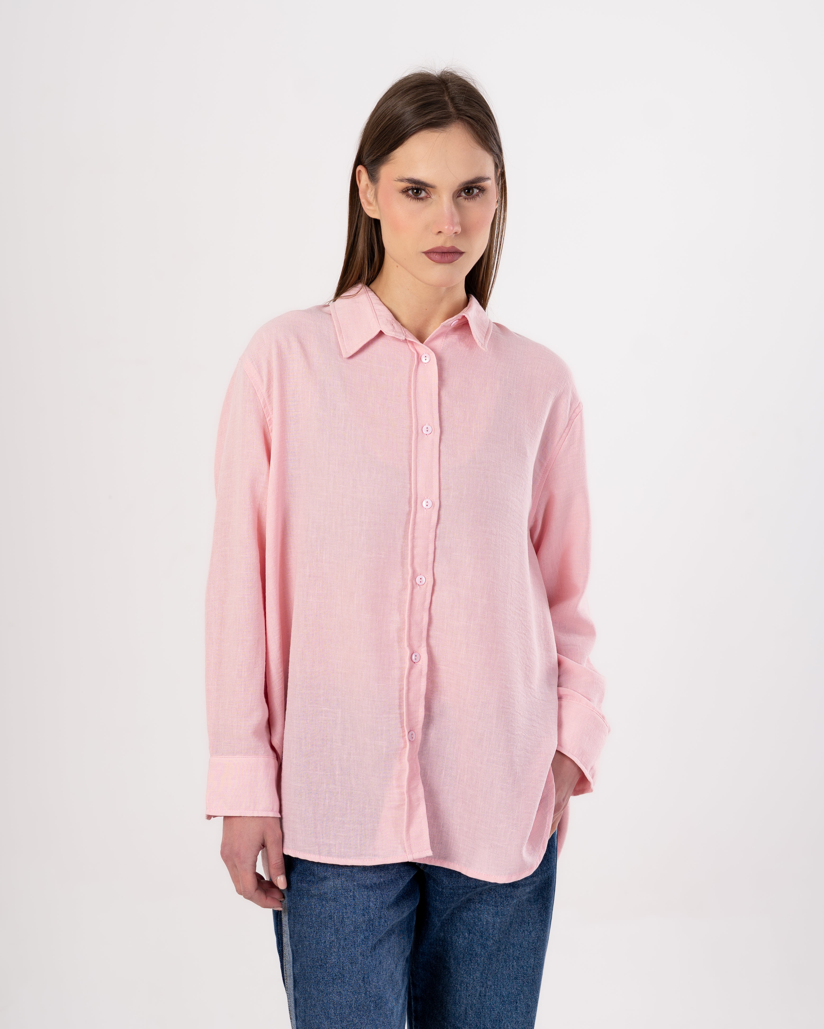 Long Linen - Shirt (Buttons)