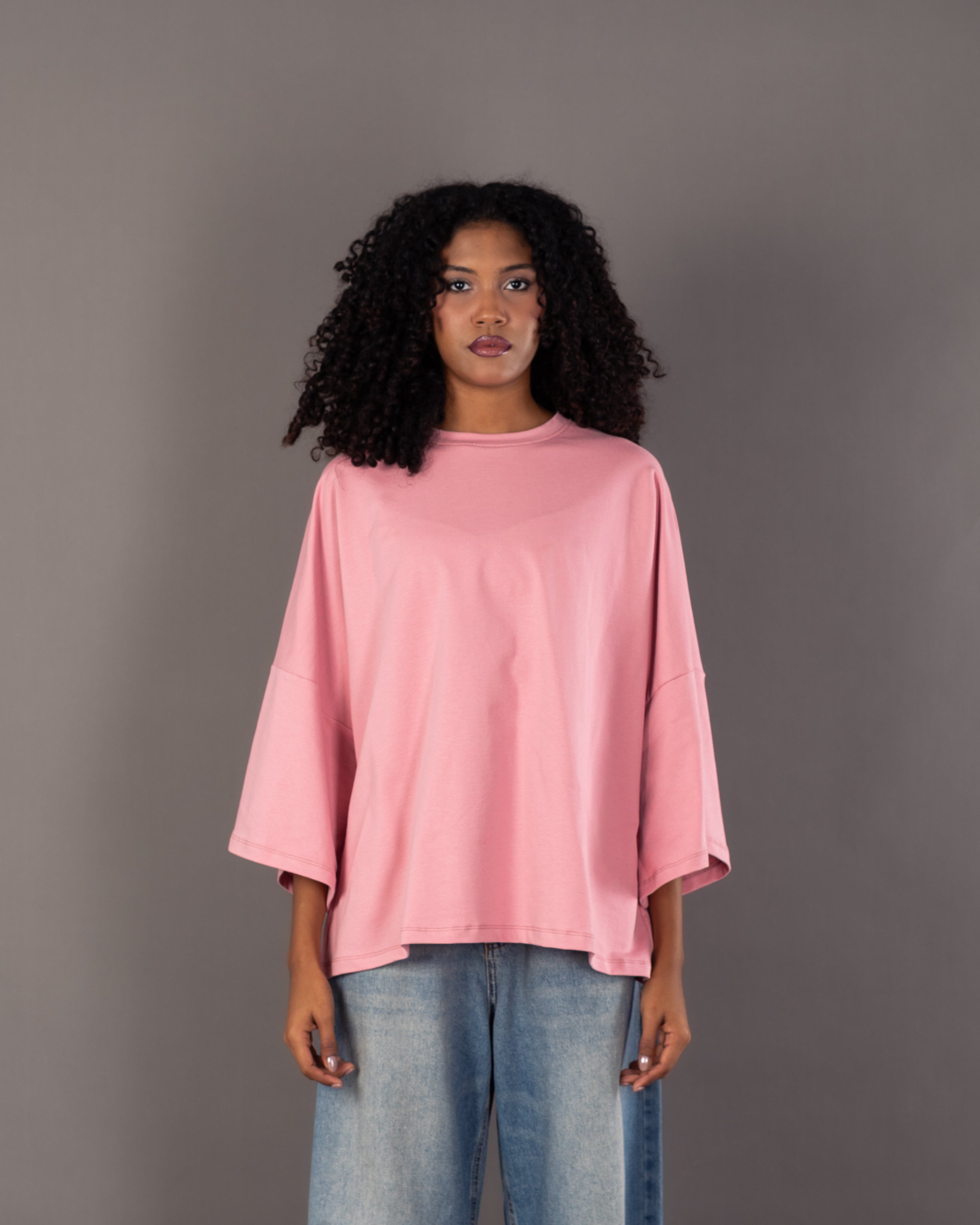 Oversized Long - Sleeve Colored T-Shirt