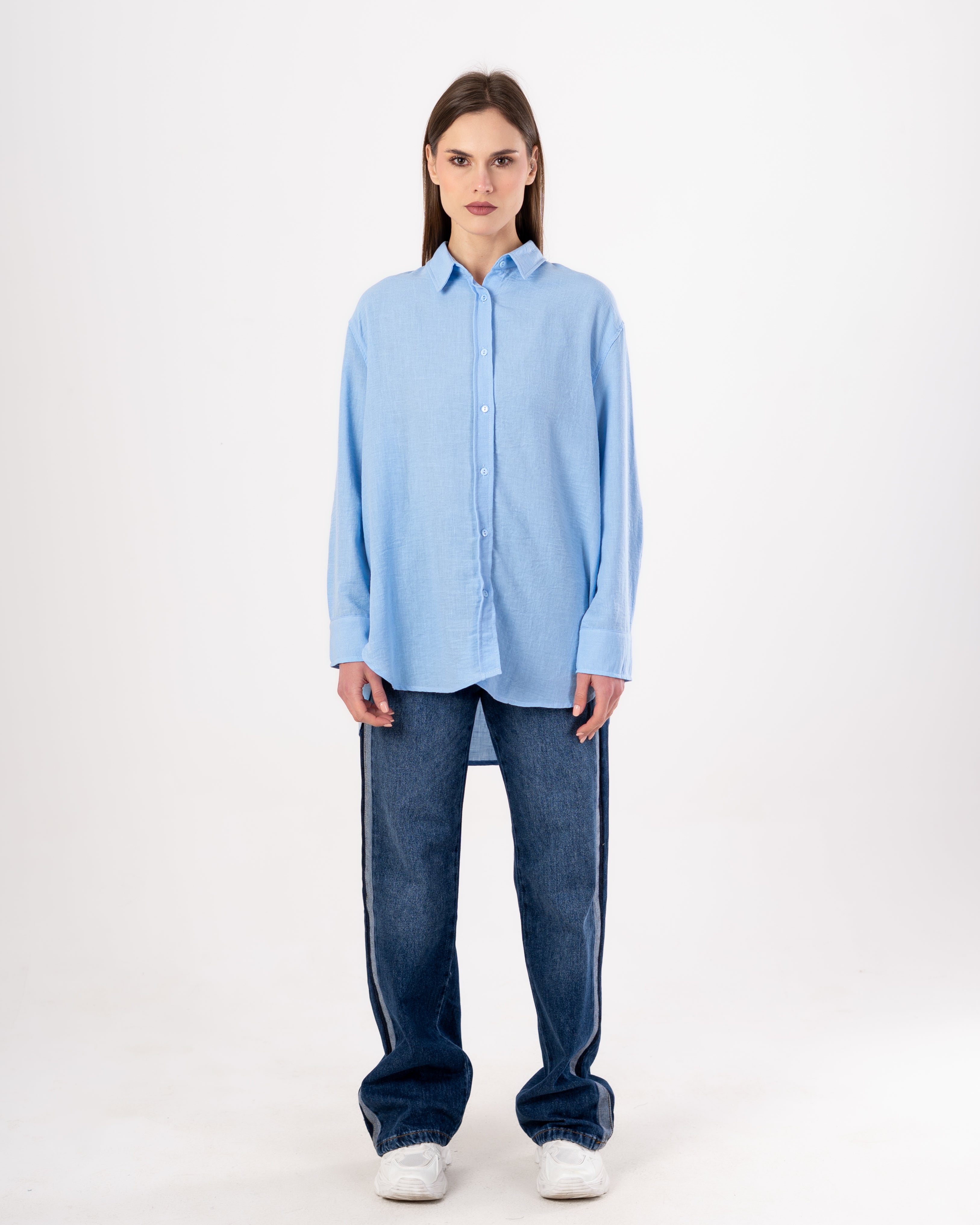 Long Linen - Shirt (Buttons)