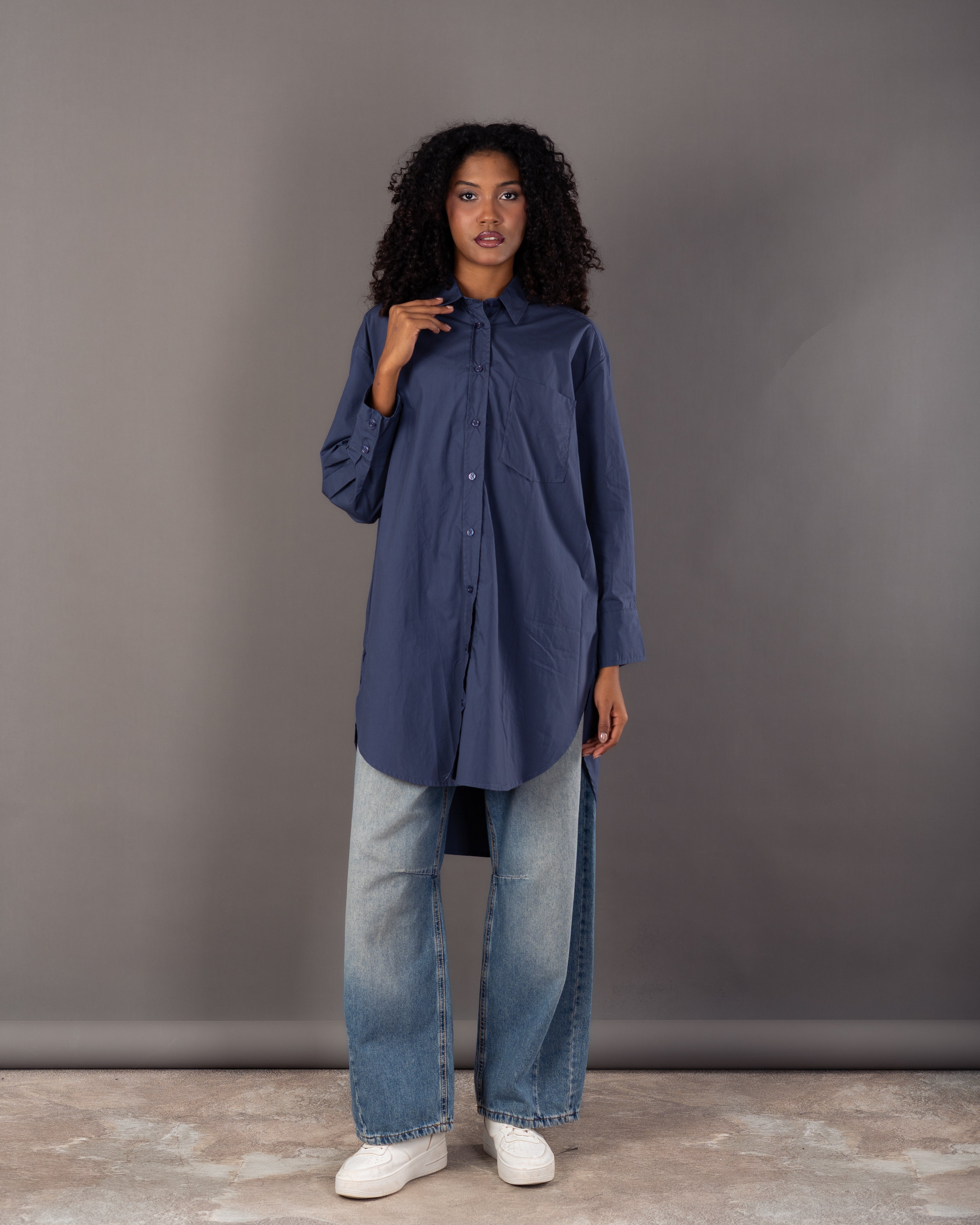 Colored Long - Plain Shirt