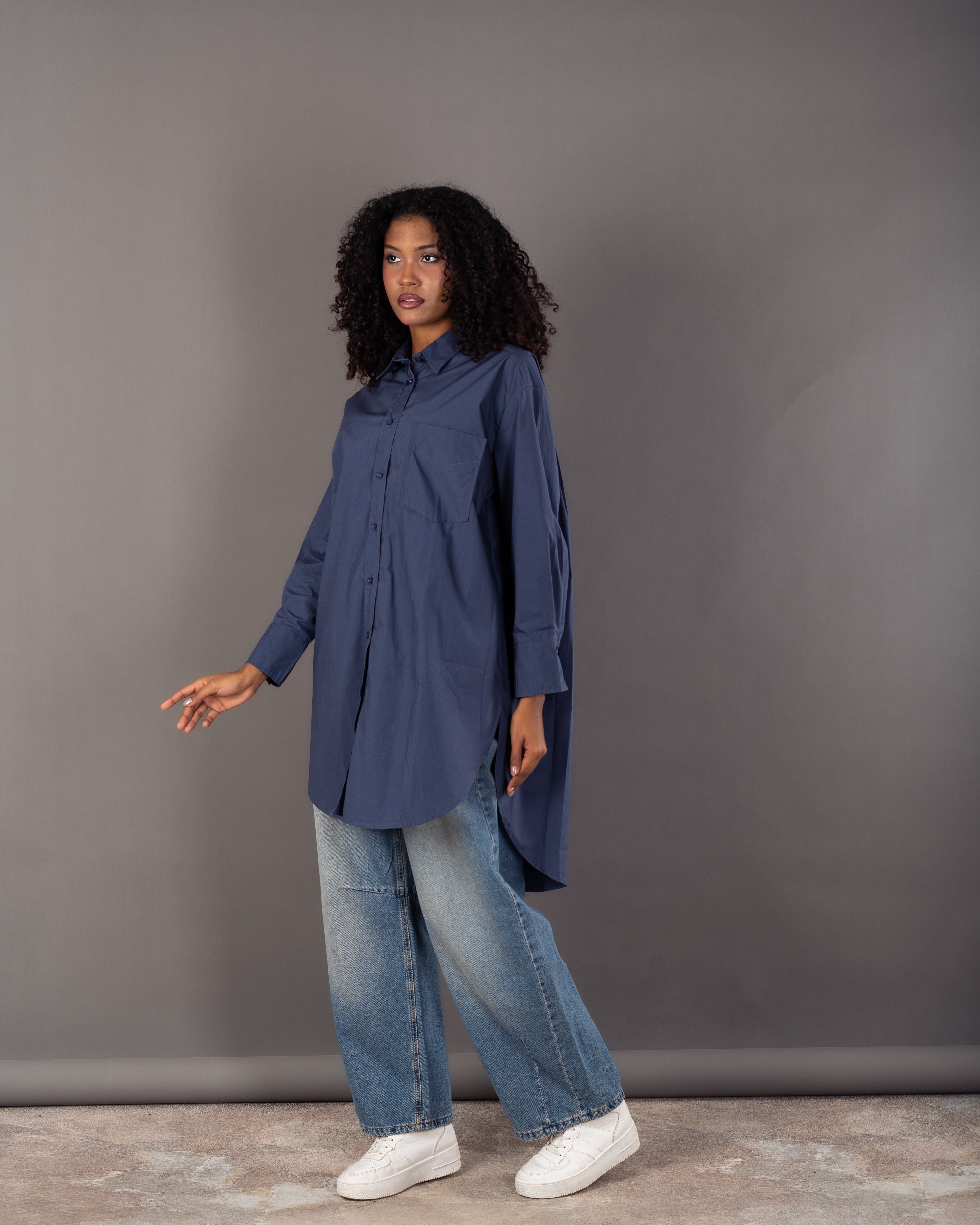 Colored Long - Plain Shirt