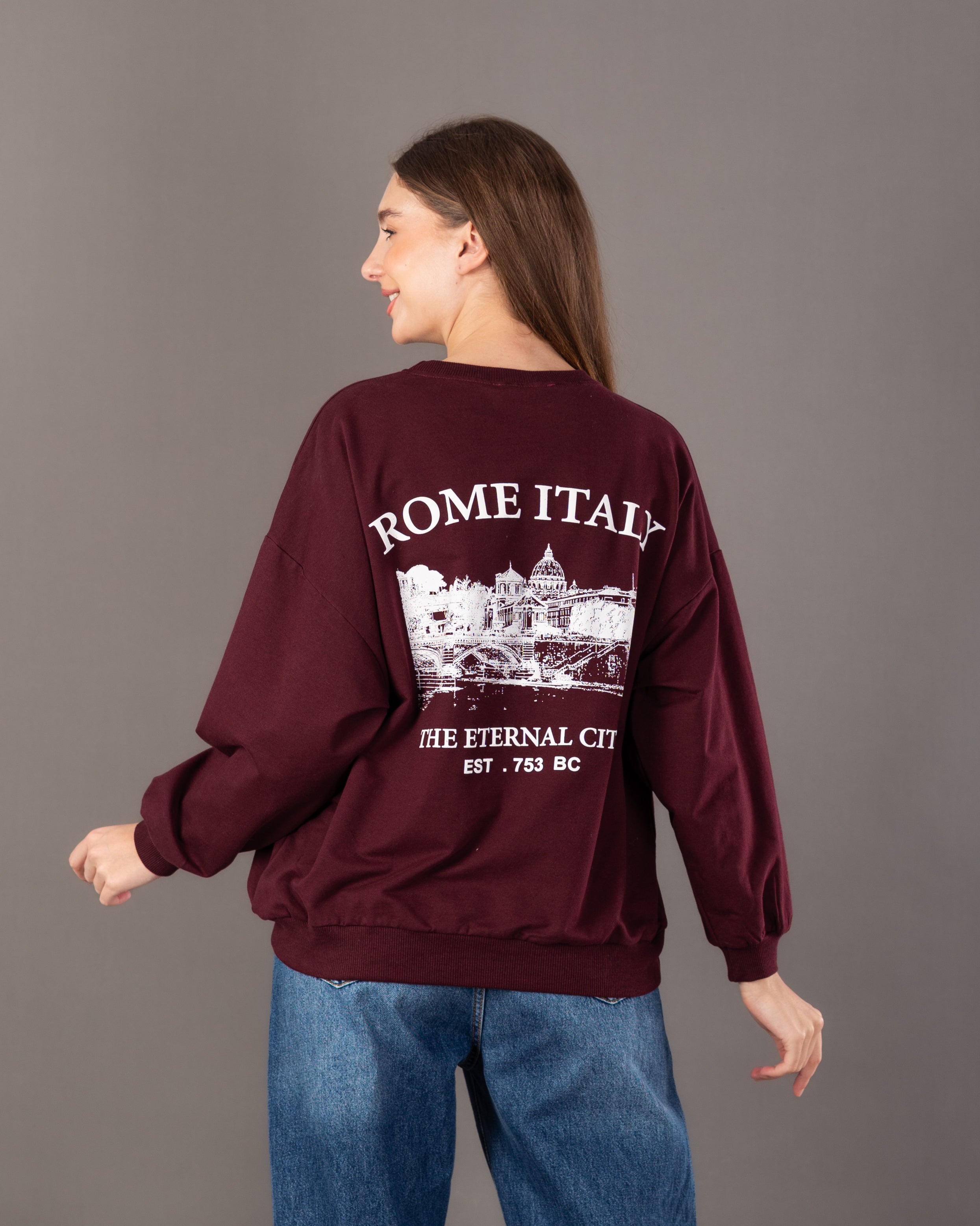 City Back Print Sweatshirt