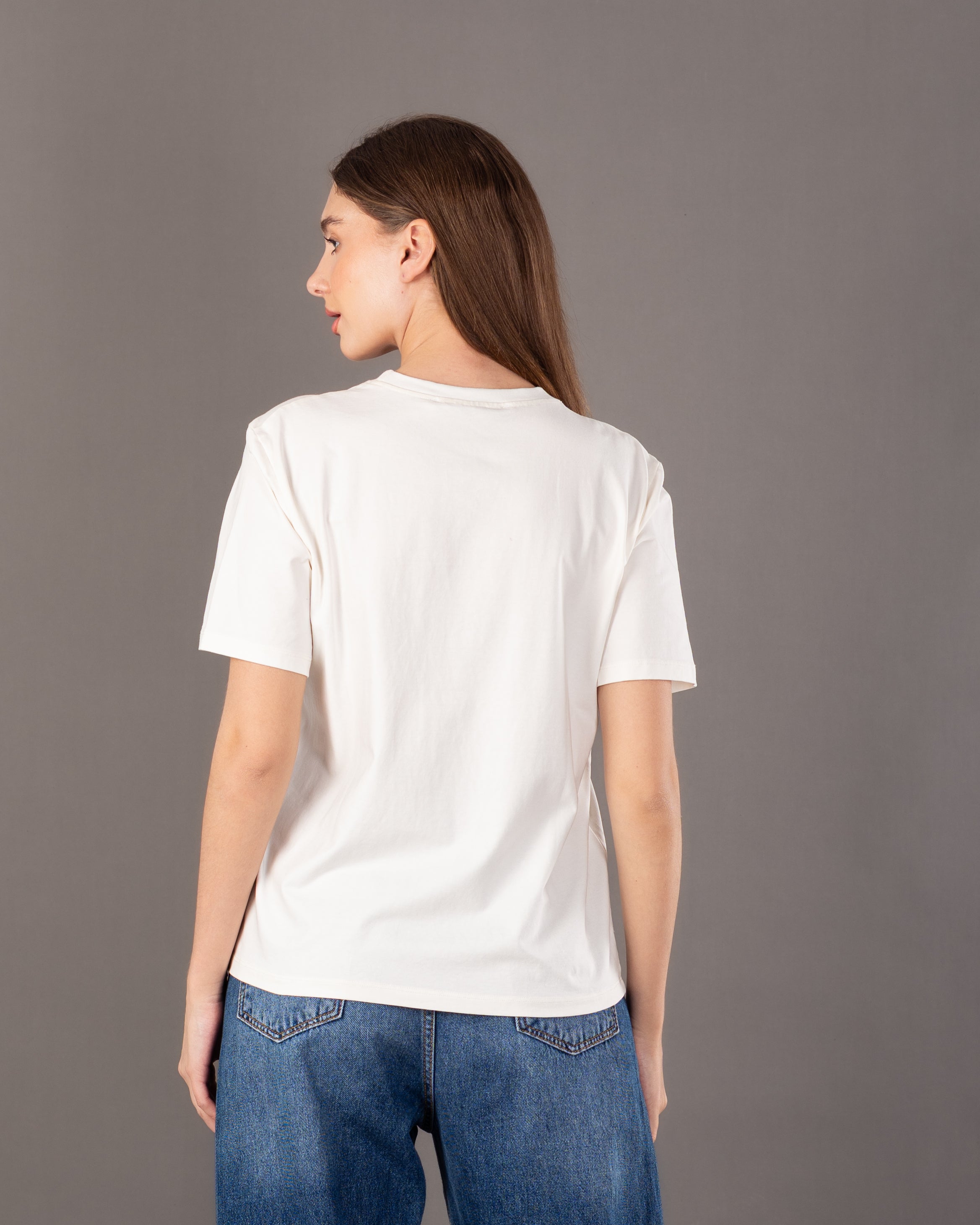 Double Floral Chest T-Shirt