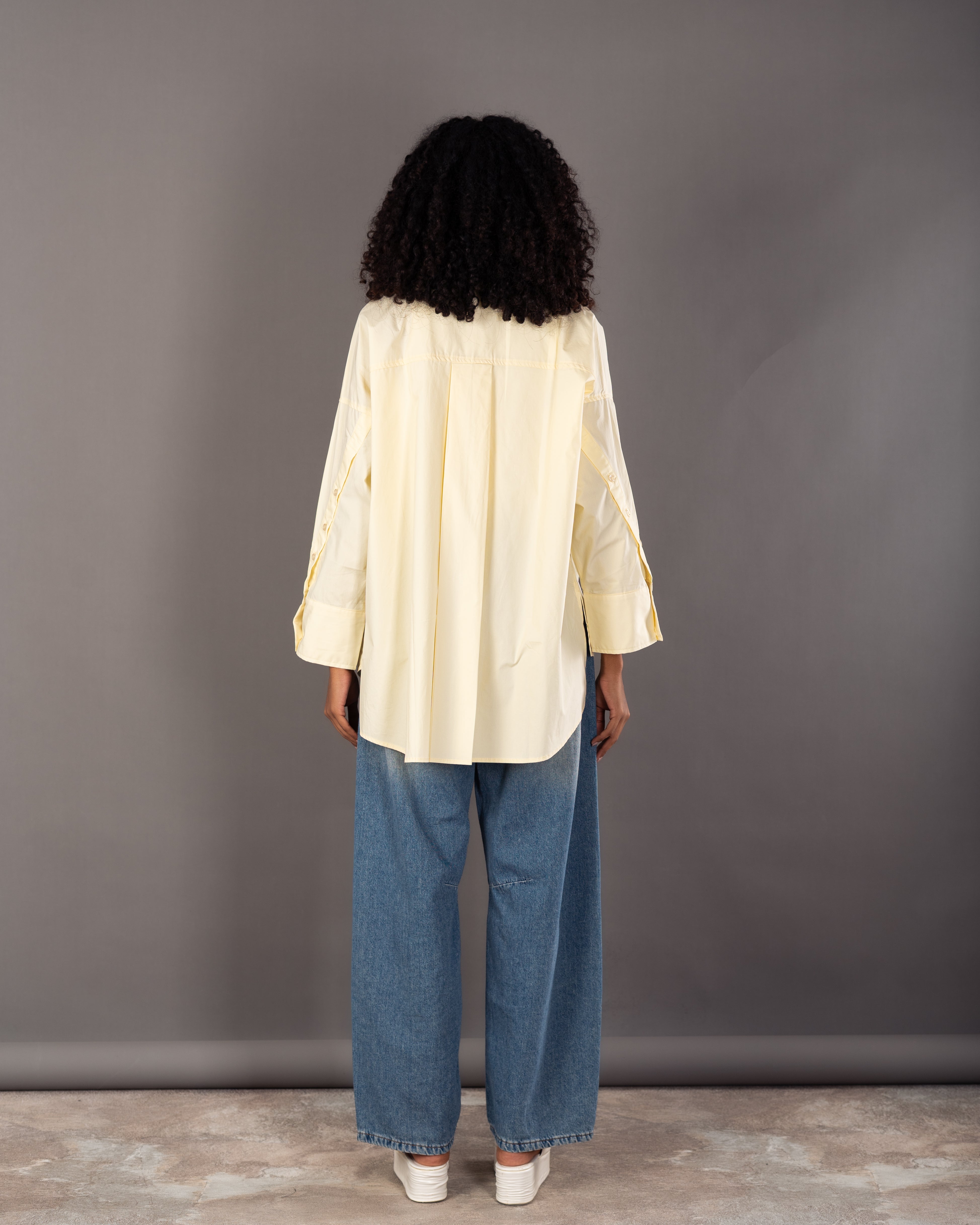 قميص سادة - بجيب كبير 