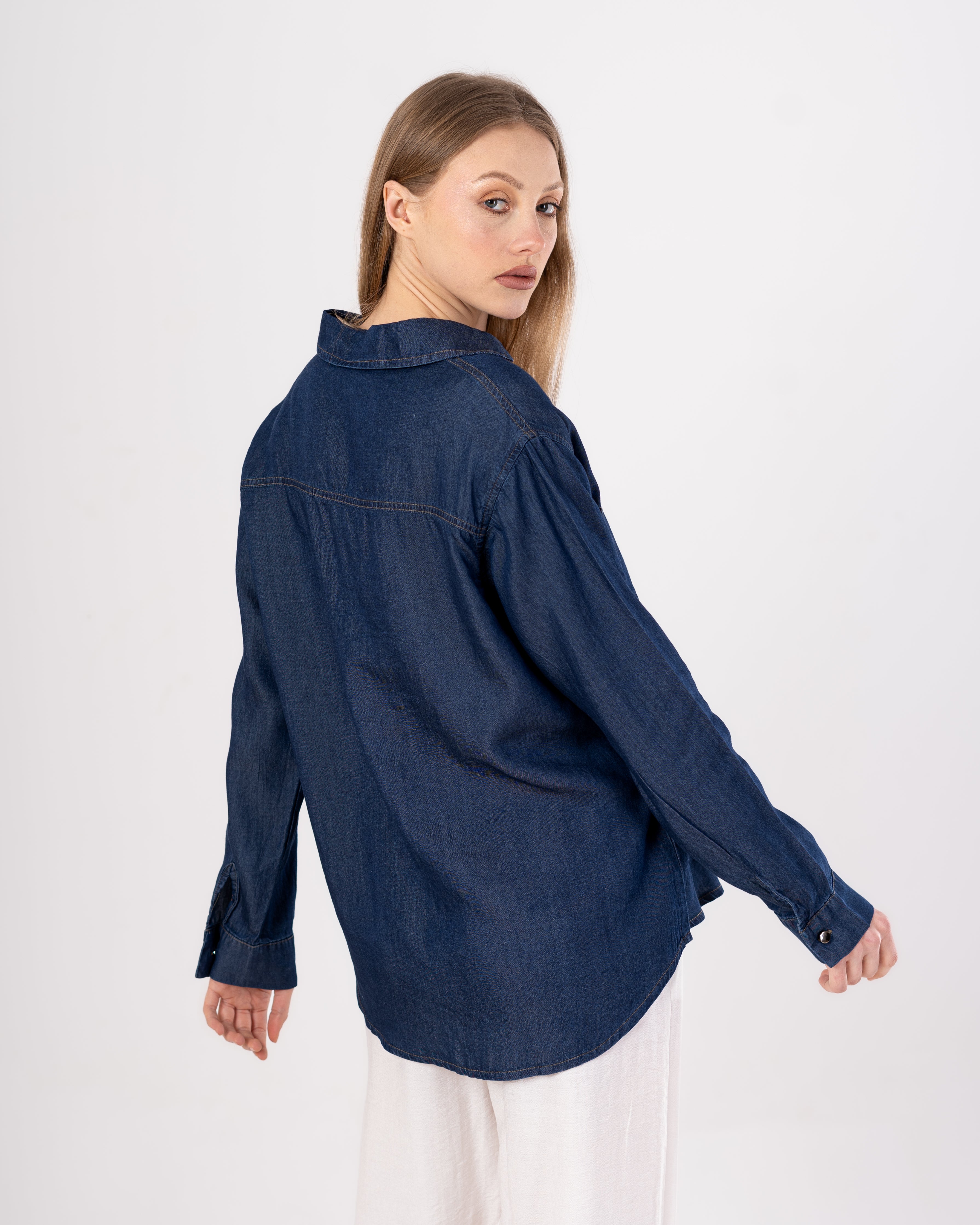 Denim Shirt - With (Two Pockets)