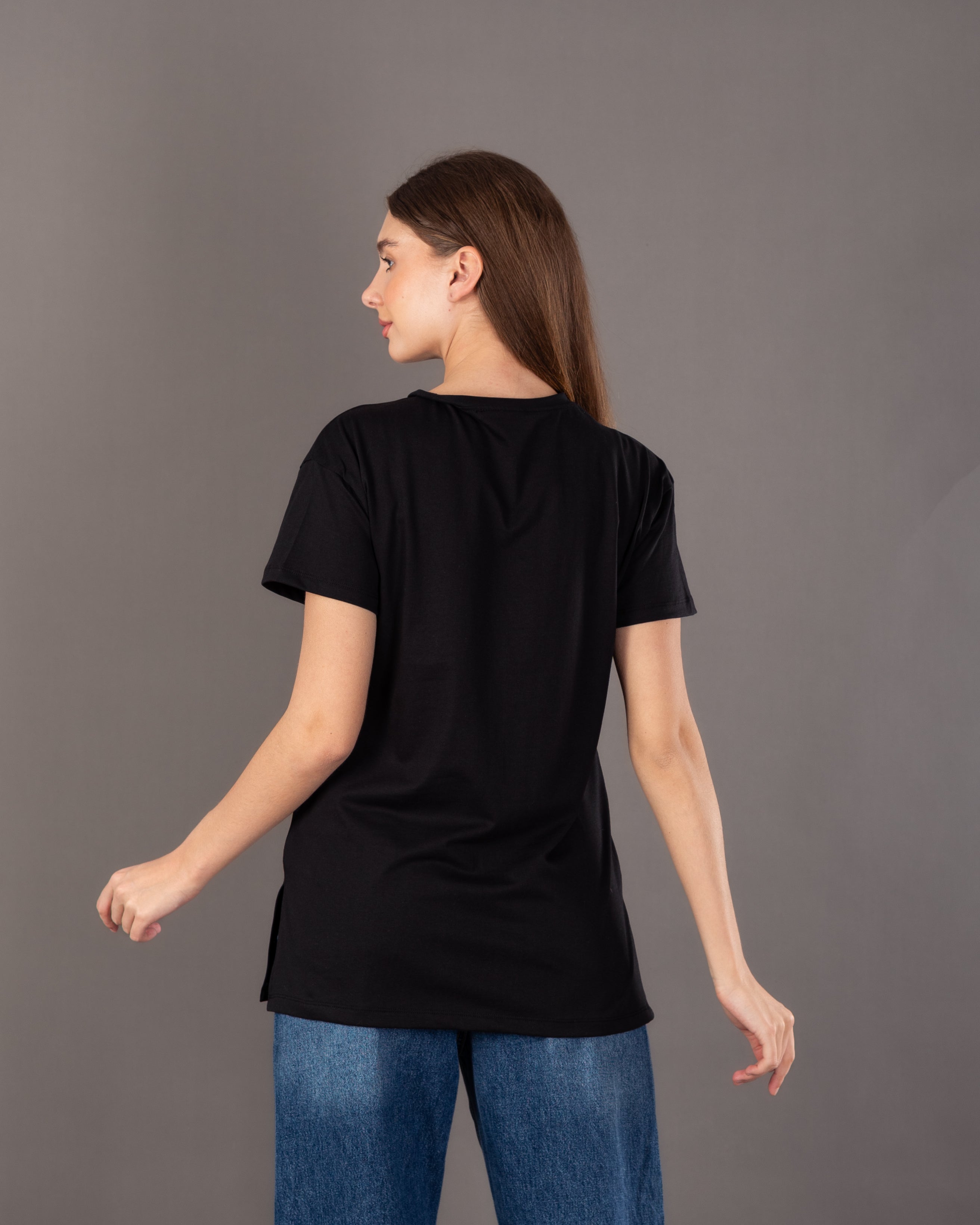 Small Heart Print T-Shirt