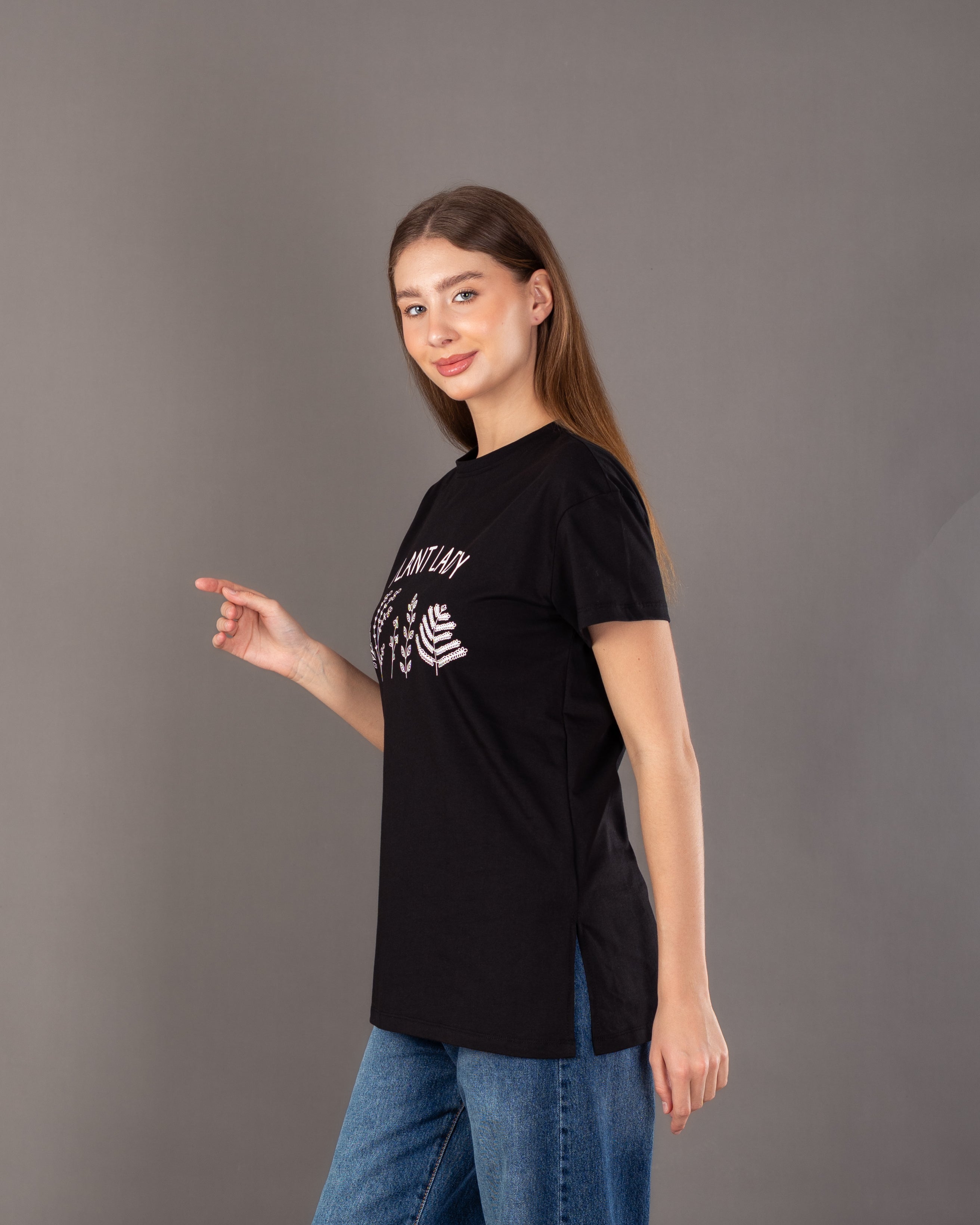 Floral Shapes - Print T-Shirt