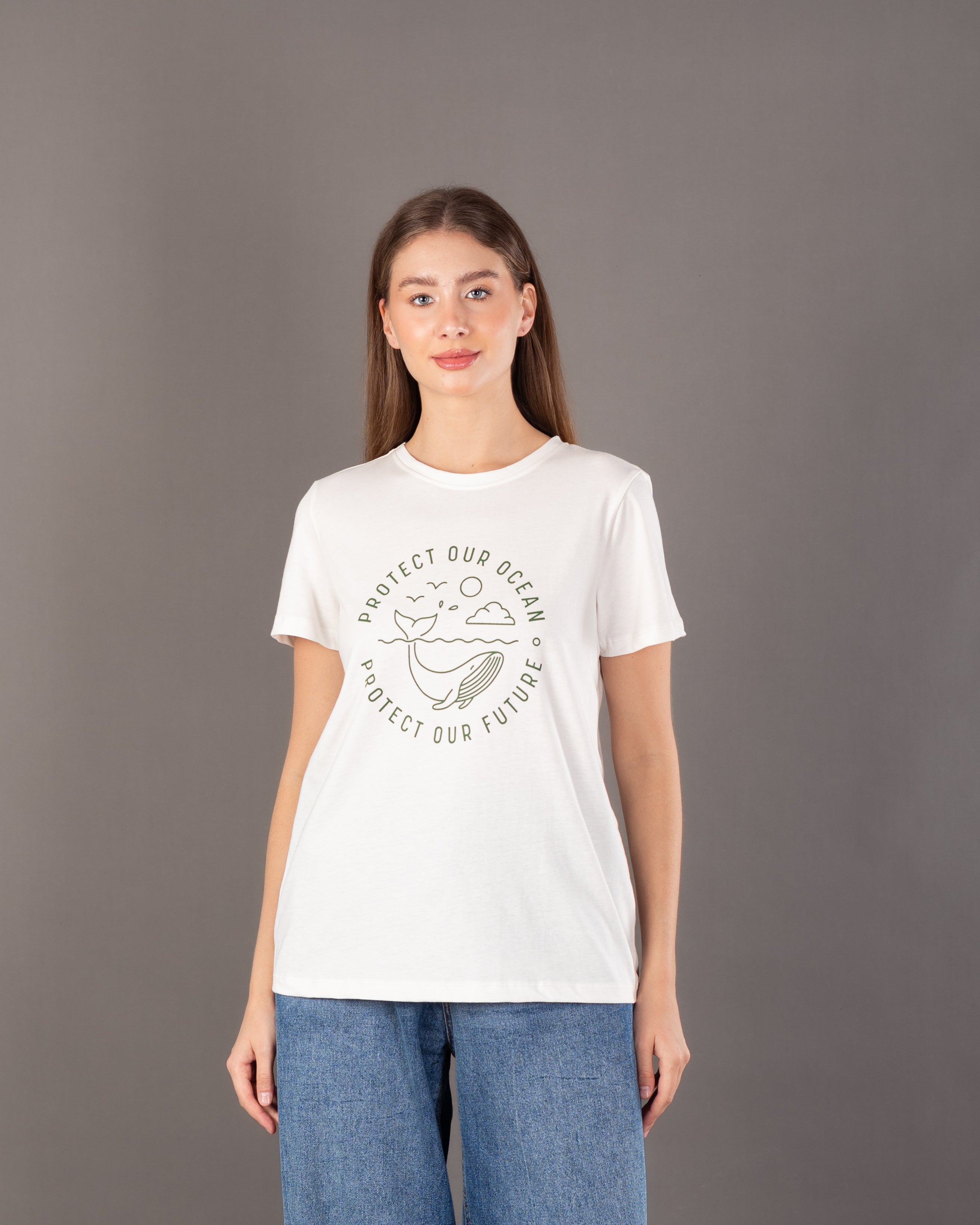 Dolphin Print T-Shirt