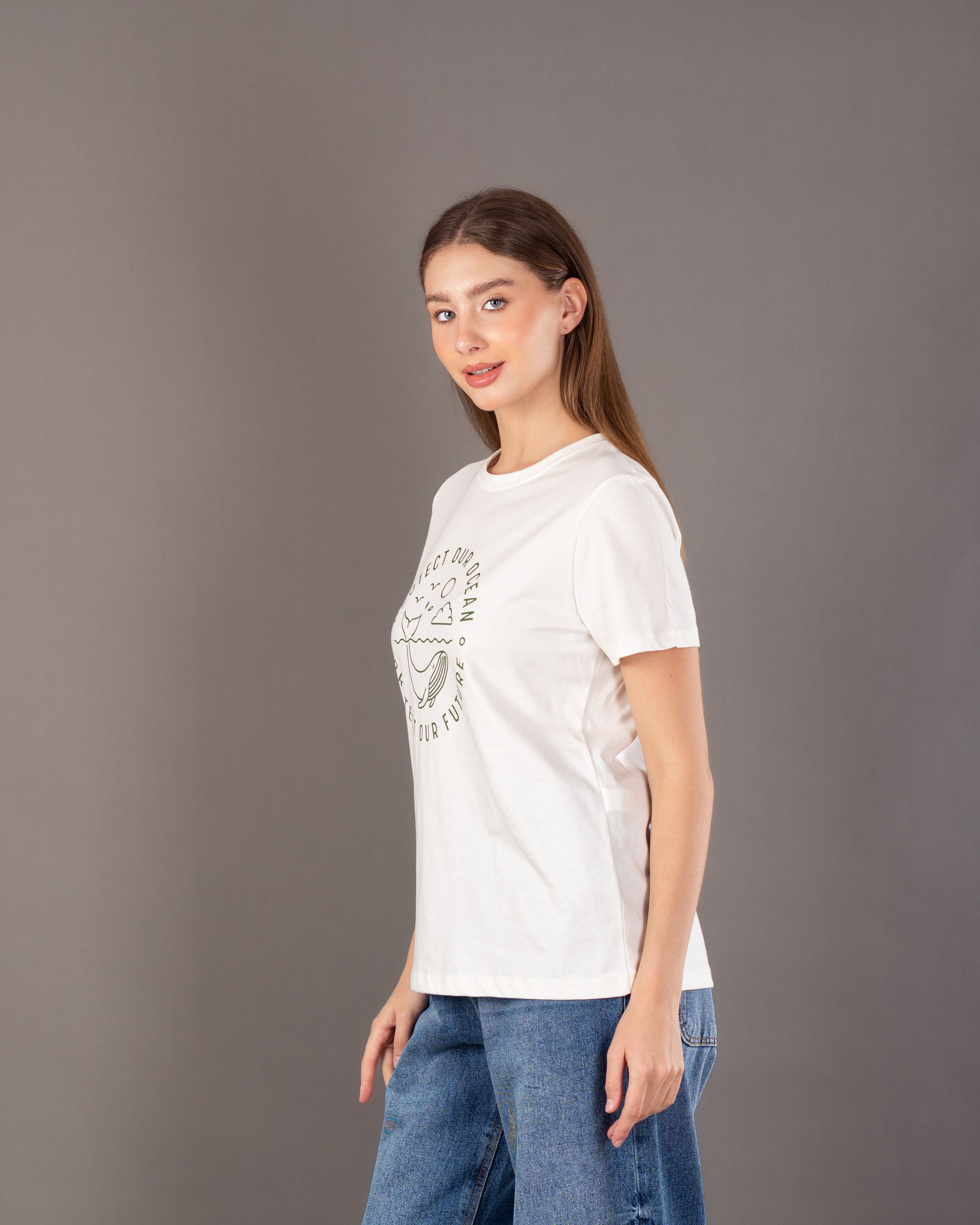 Dolphin Print T-Shirt
