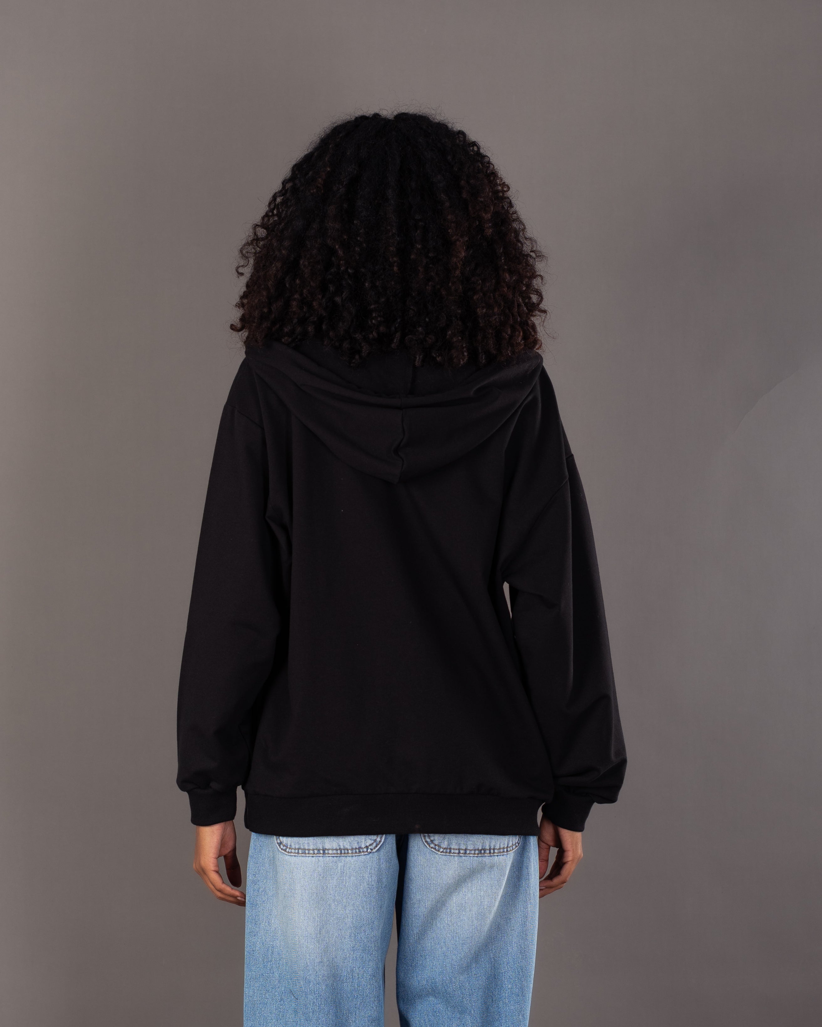 Plain Zip Up - Sweatshirt