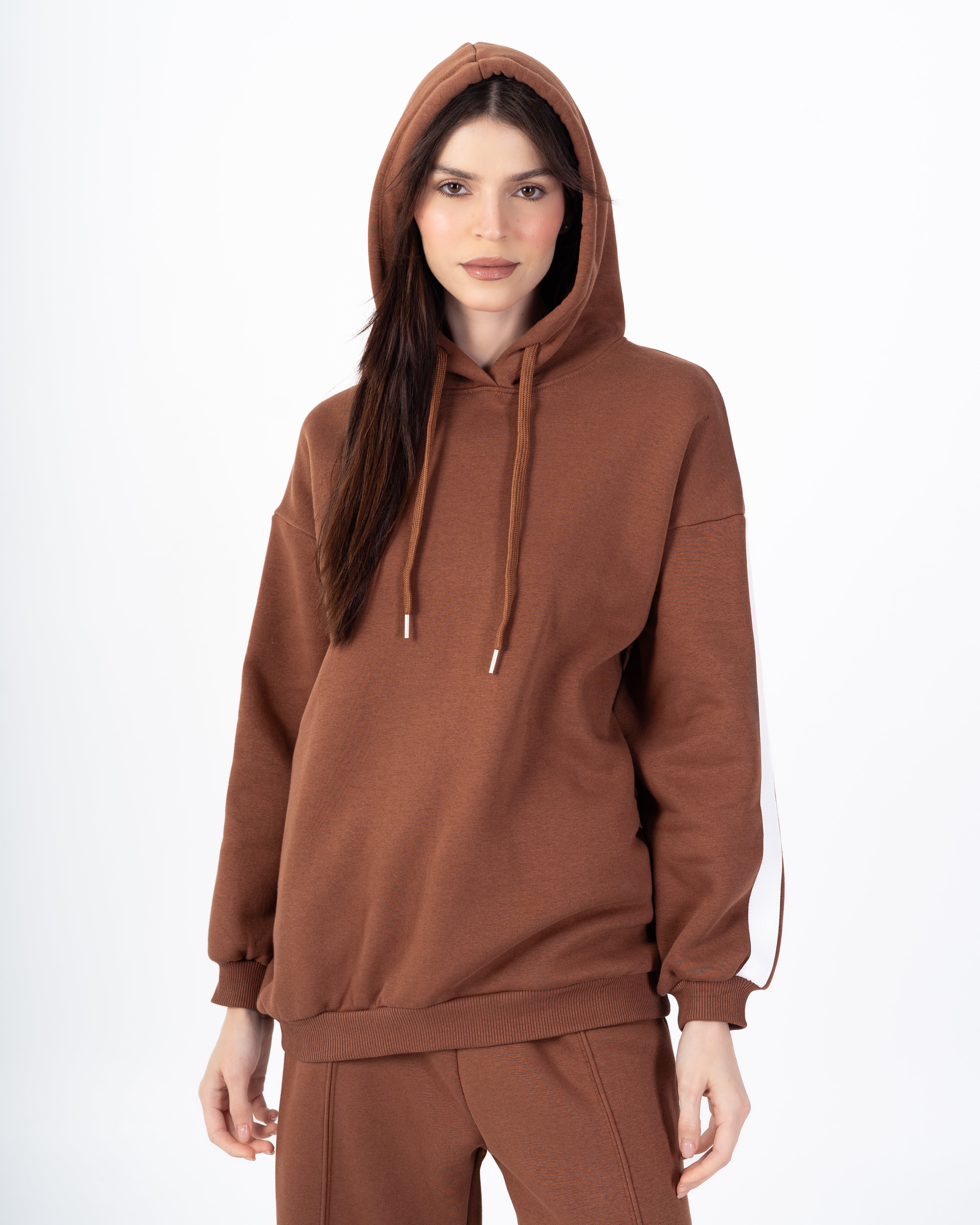 Plain Sweatshirt – (Arm-Length Stripe)