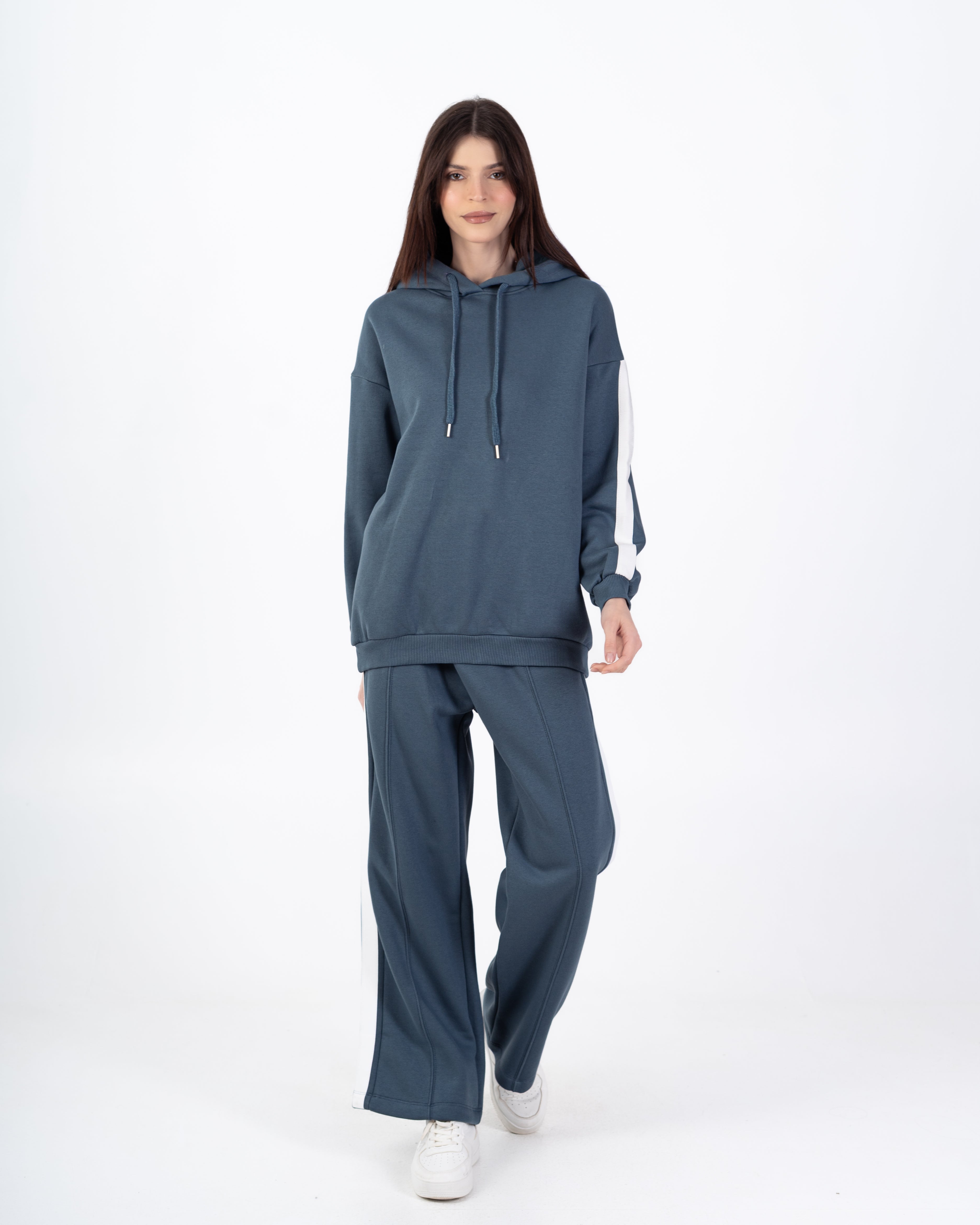 Plain Sweatshirt – (Arm-Length Stripe)