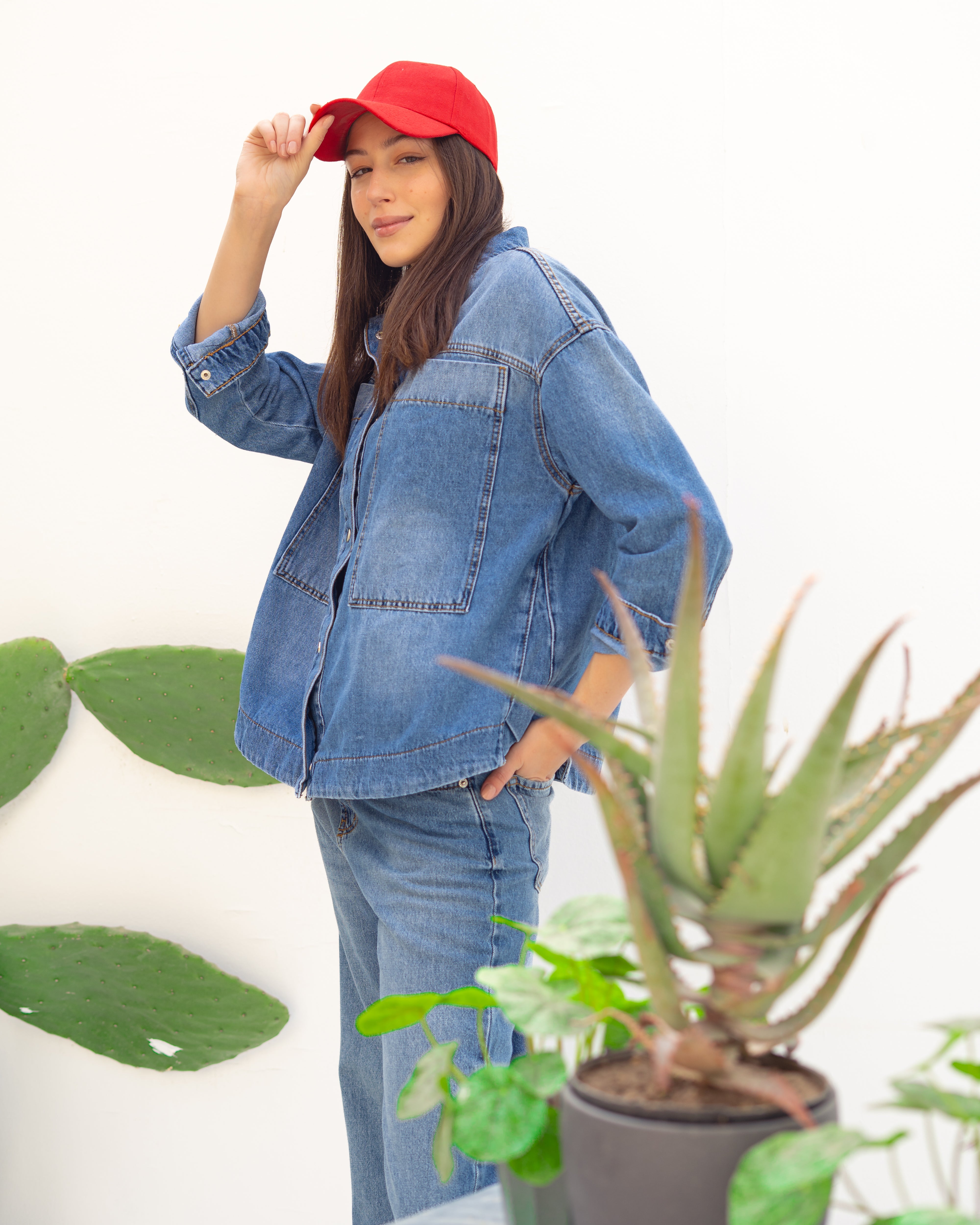 Jacket Jeans - Big Pockets ( Plain )