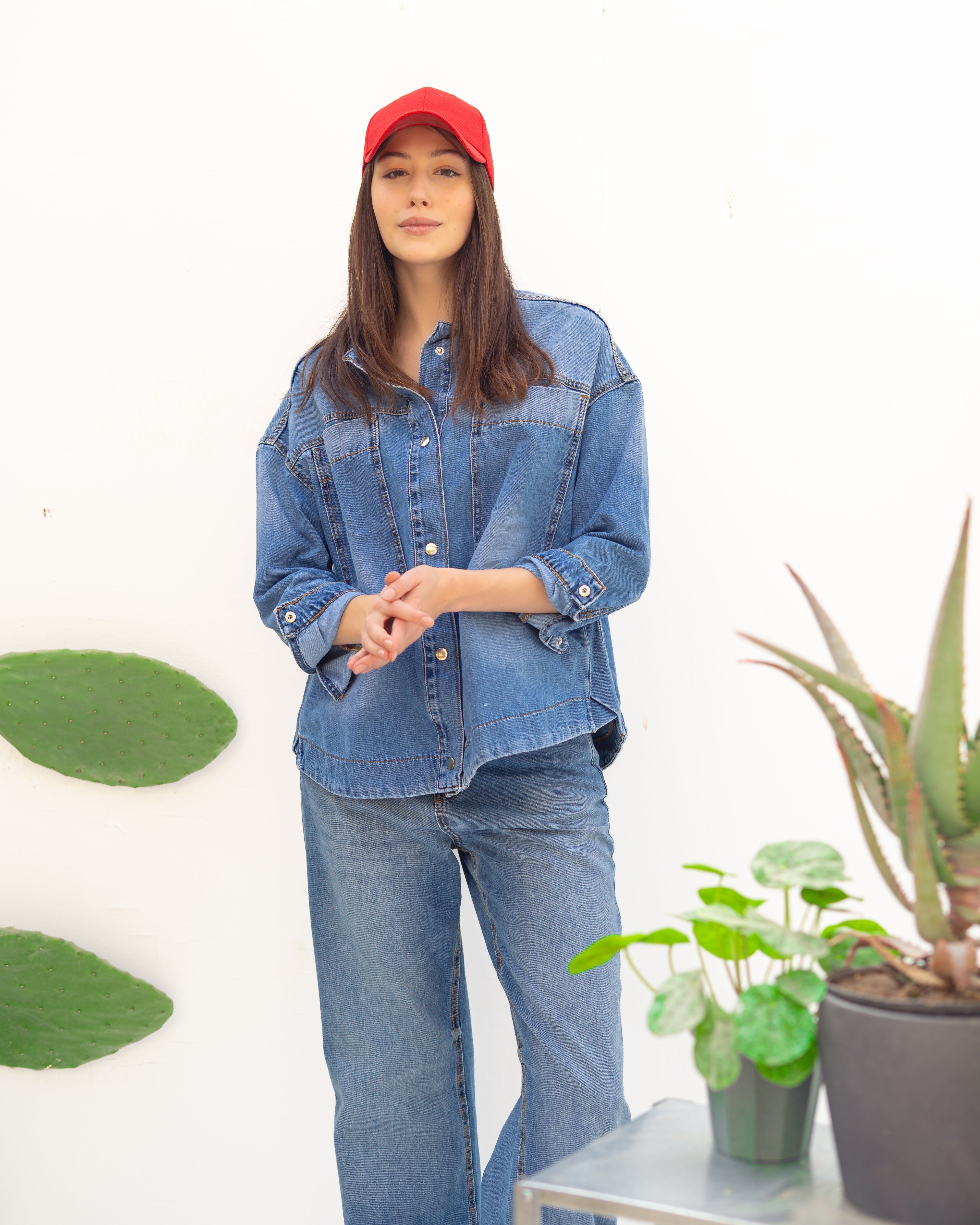 Jacket Jeans - Big Pockets ( Plain )