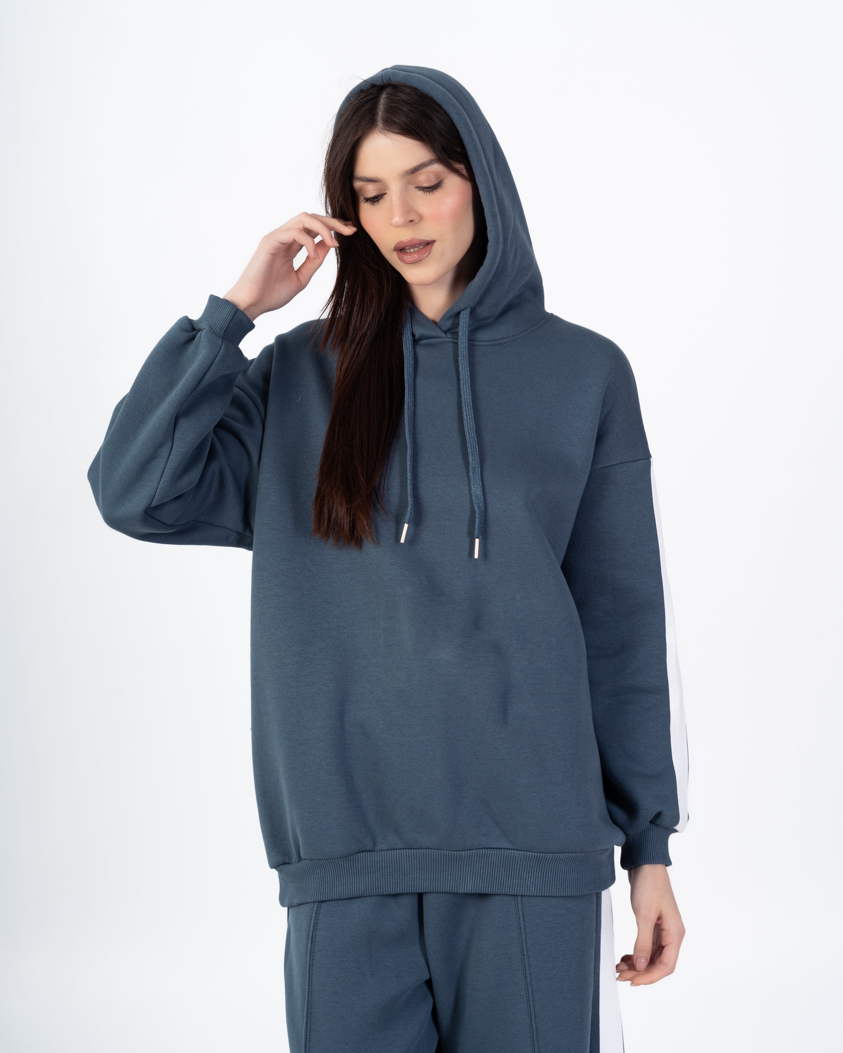 Plain Sweatshirt – (Arm-Length Stripe)