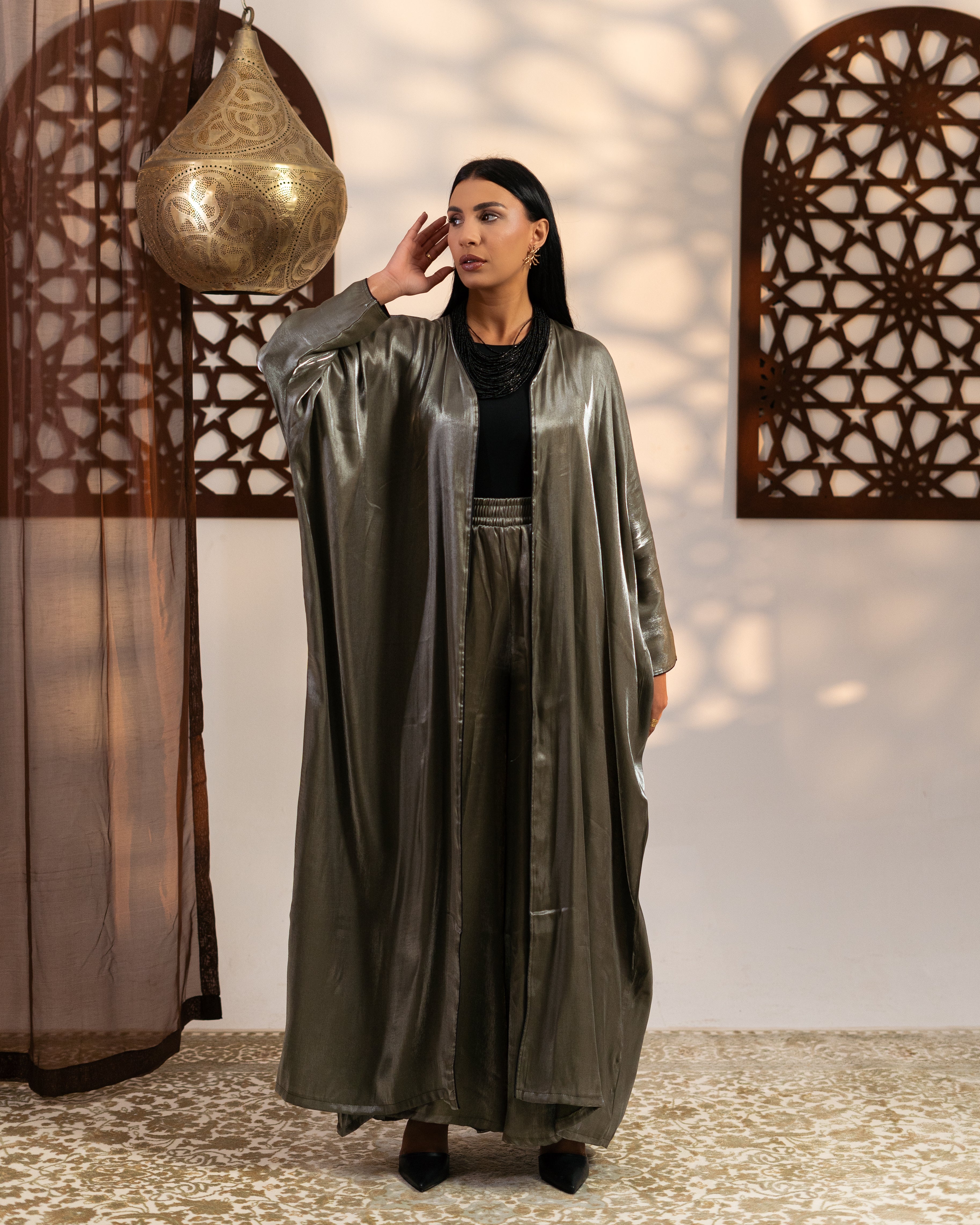 Plain Satin - Caftan (Long)