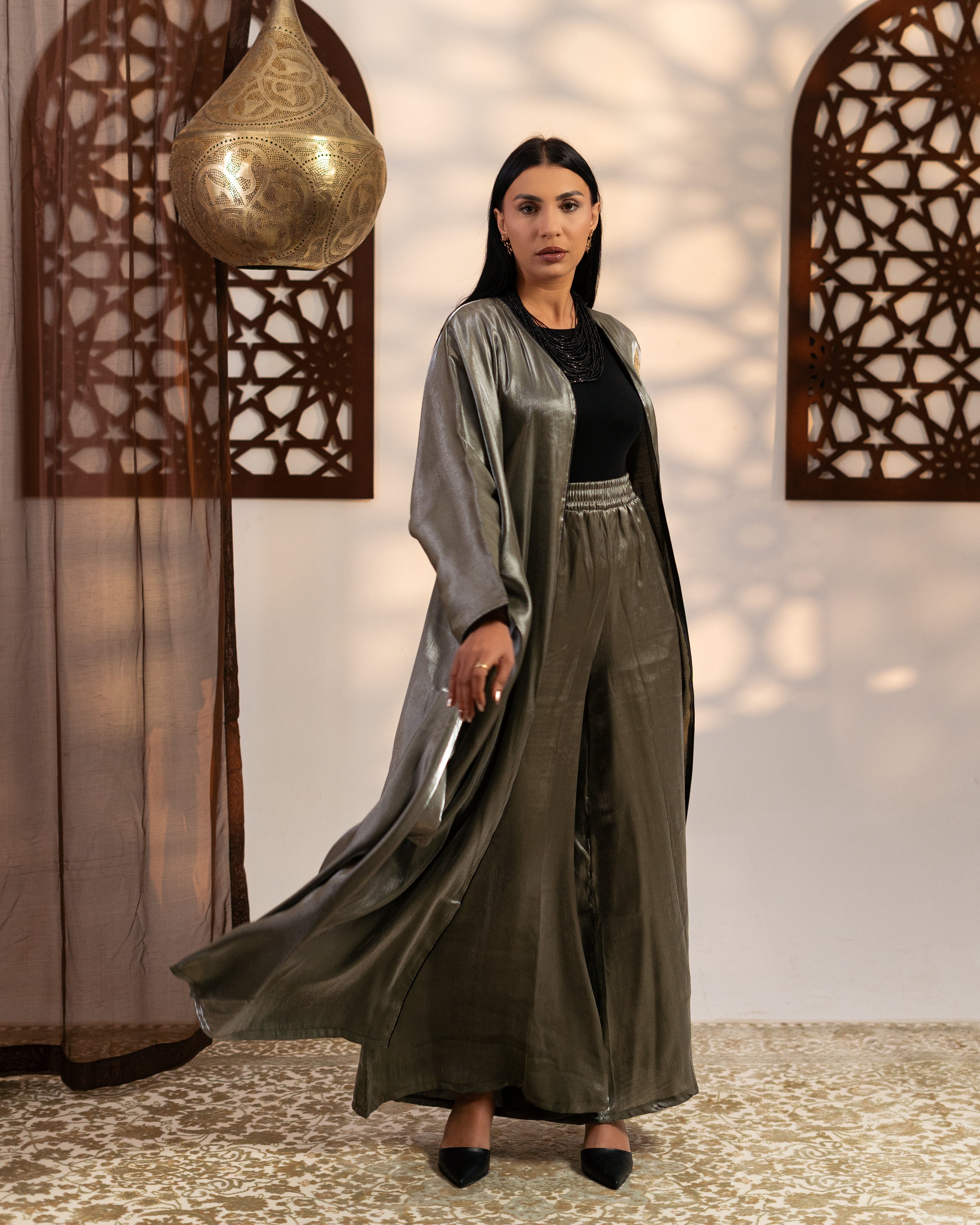 Plain Satin - Caftan (Long)