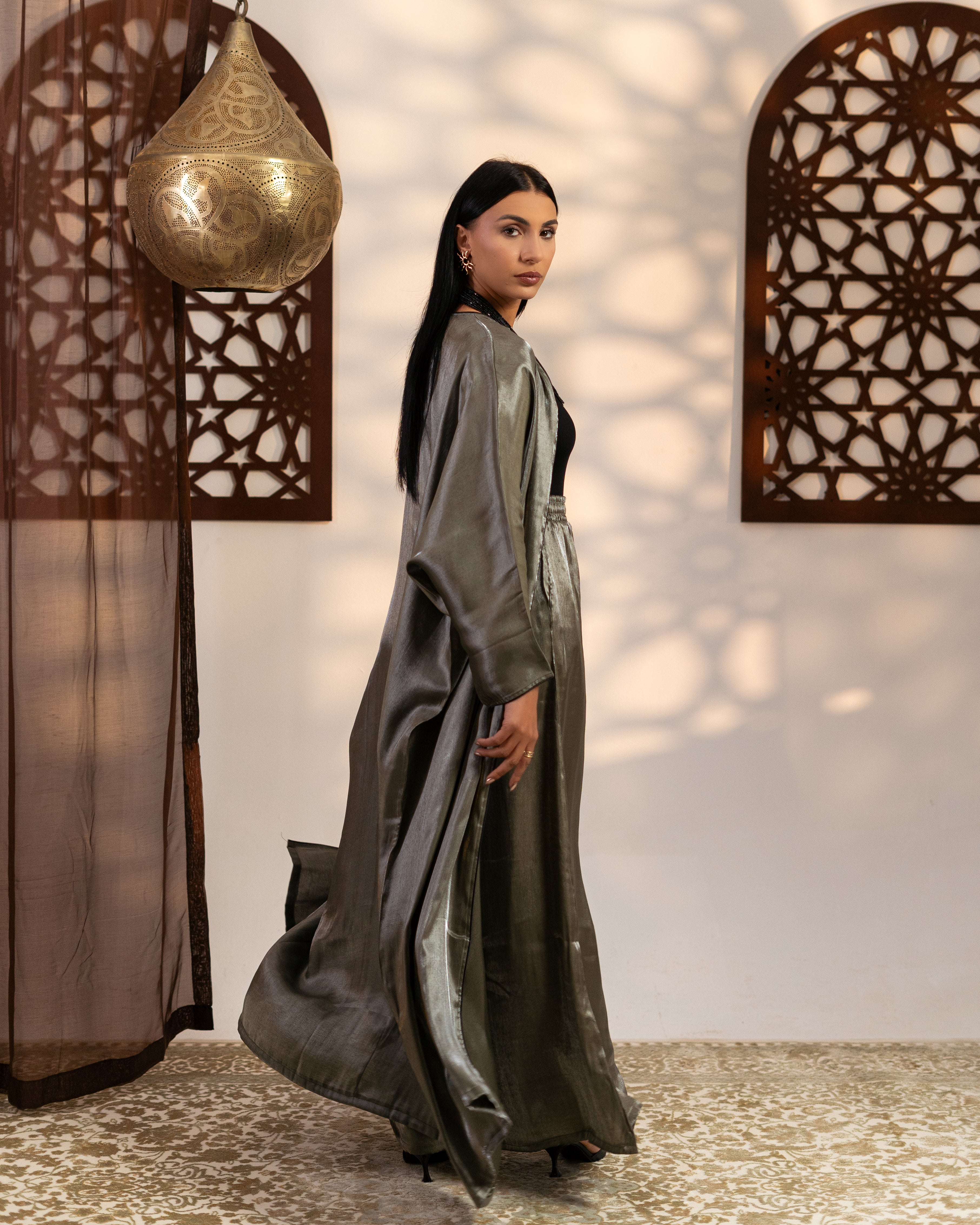 Plain Satin - Caftan (Long)