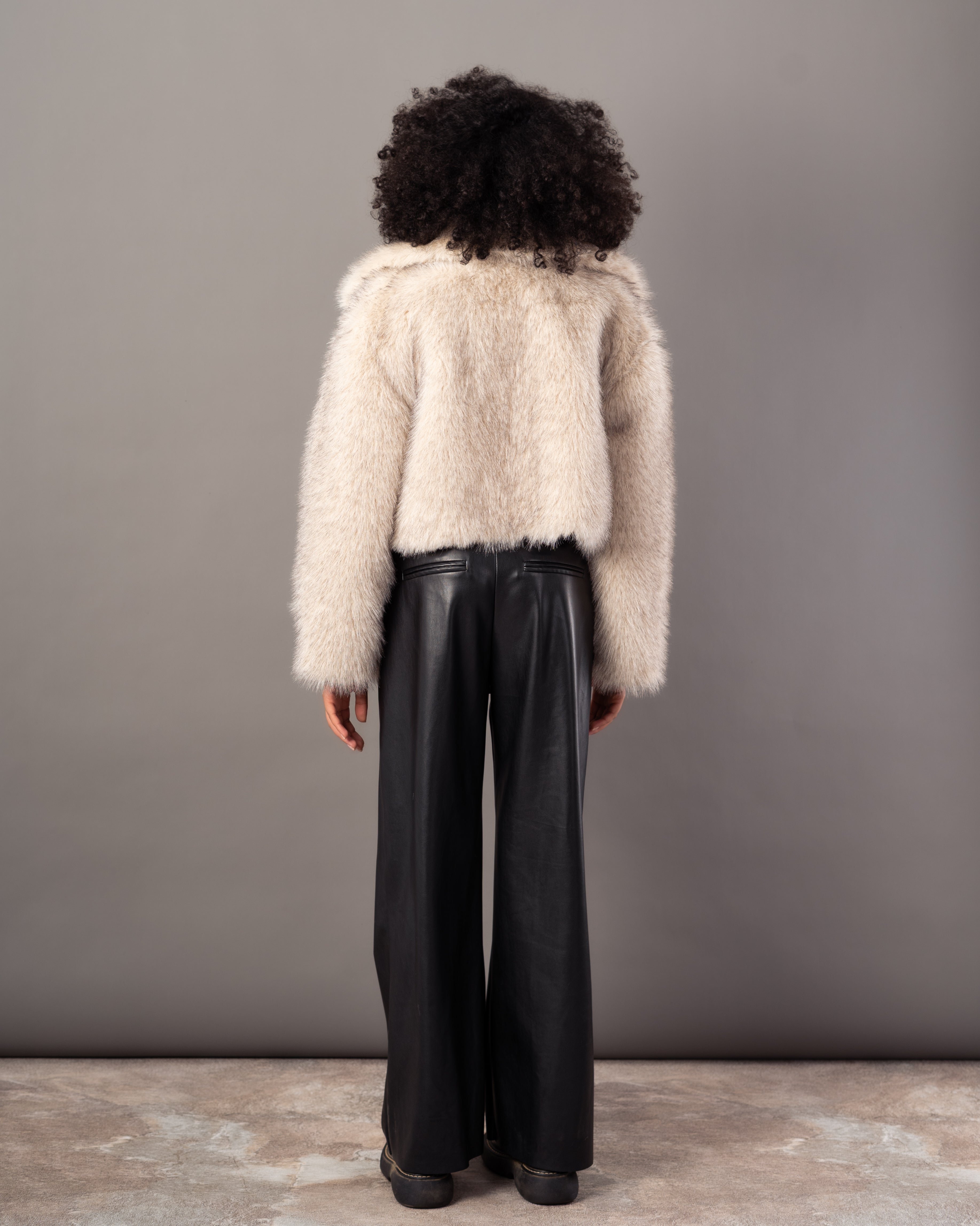 Fur Jacket – Plain (Zipper)