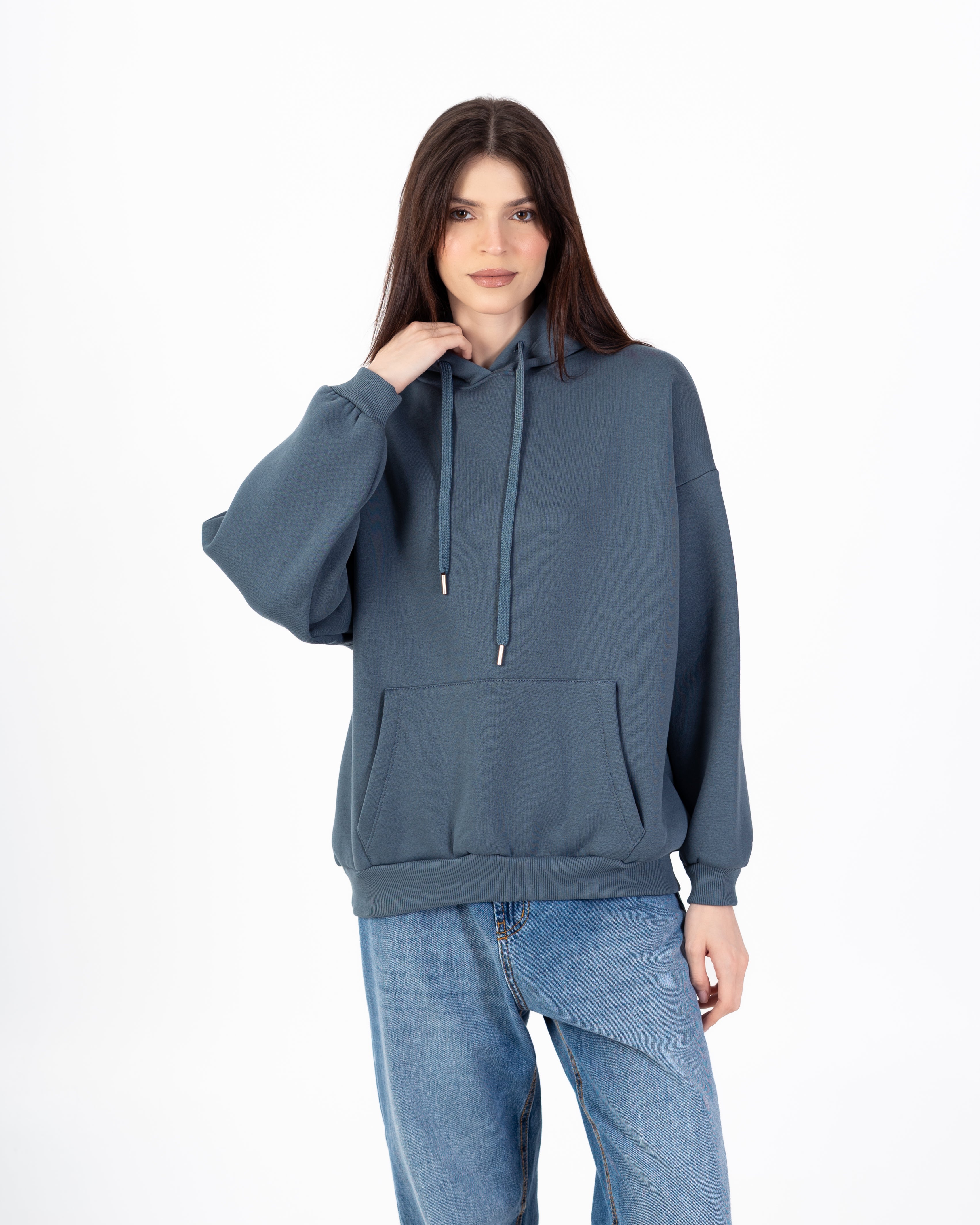 سويت شيرت – طباعة خلفية (نص مموج)