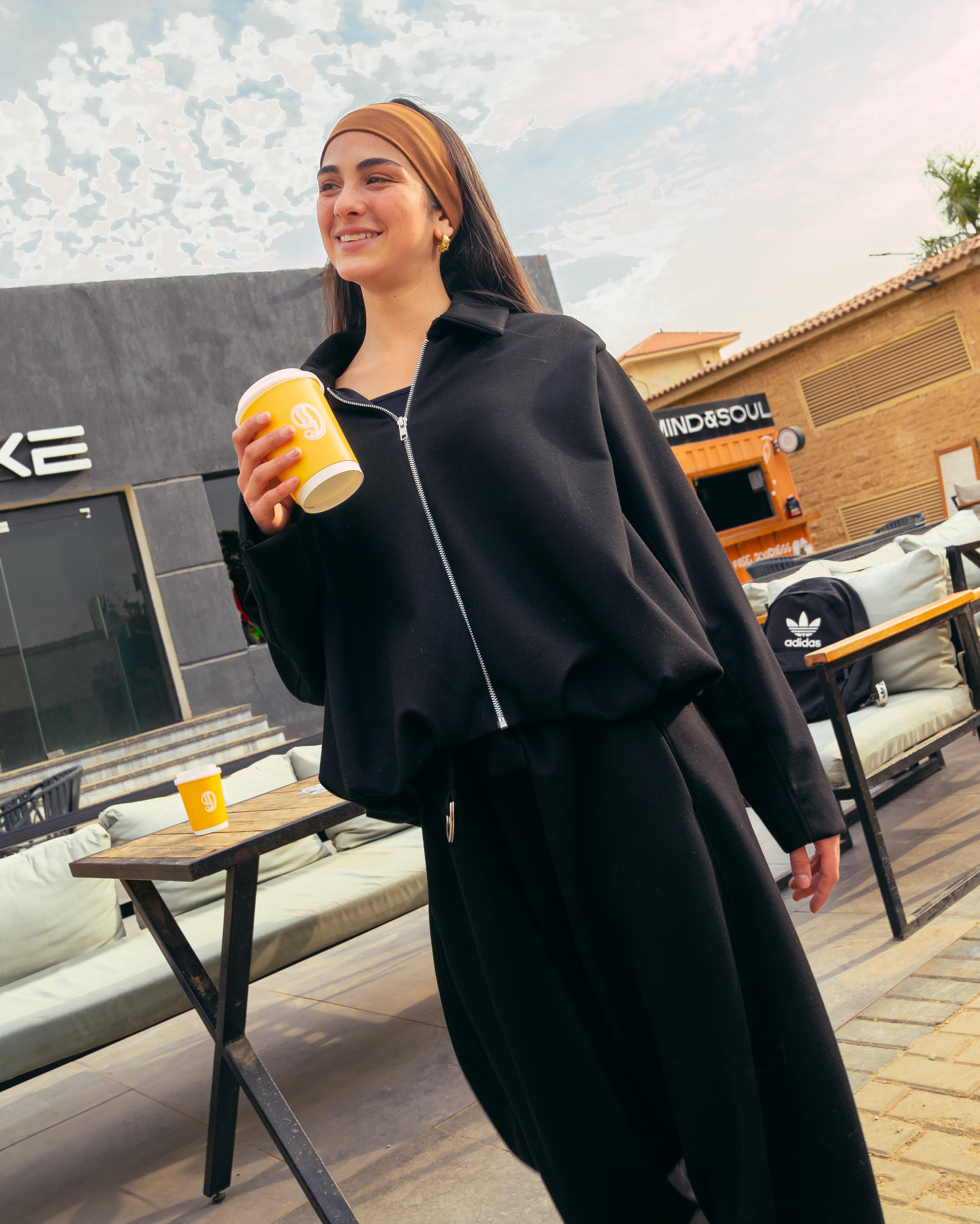 Zipper Sweatshirt – Plain (Collar)