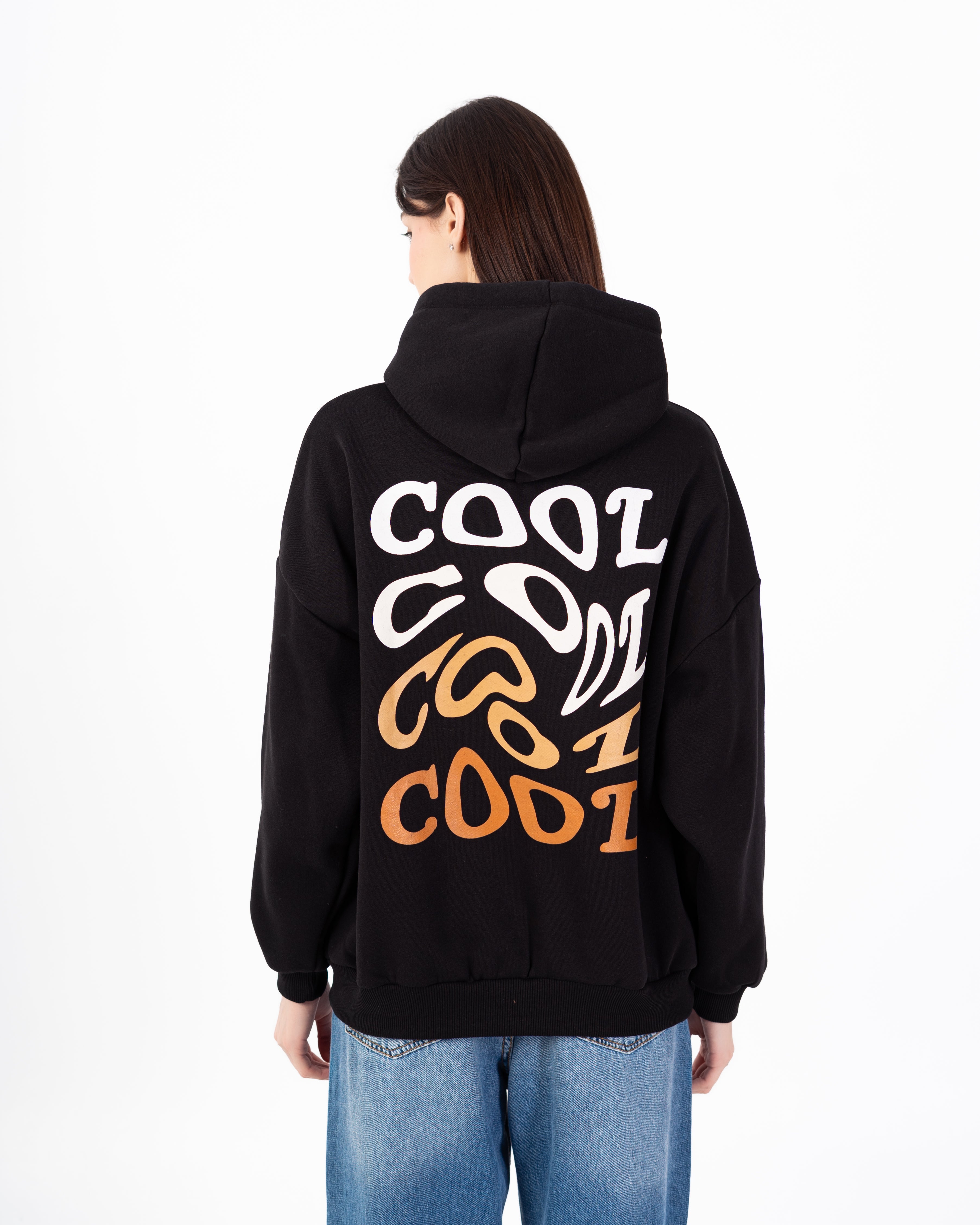 سويت شيرت – طباعة خلفية (نص مموج)