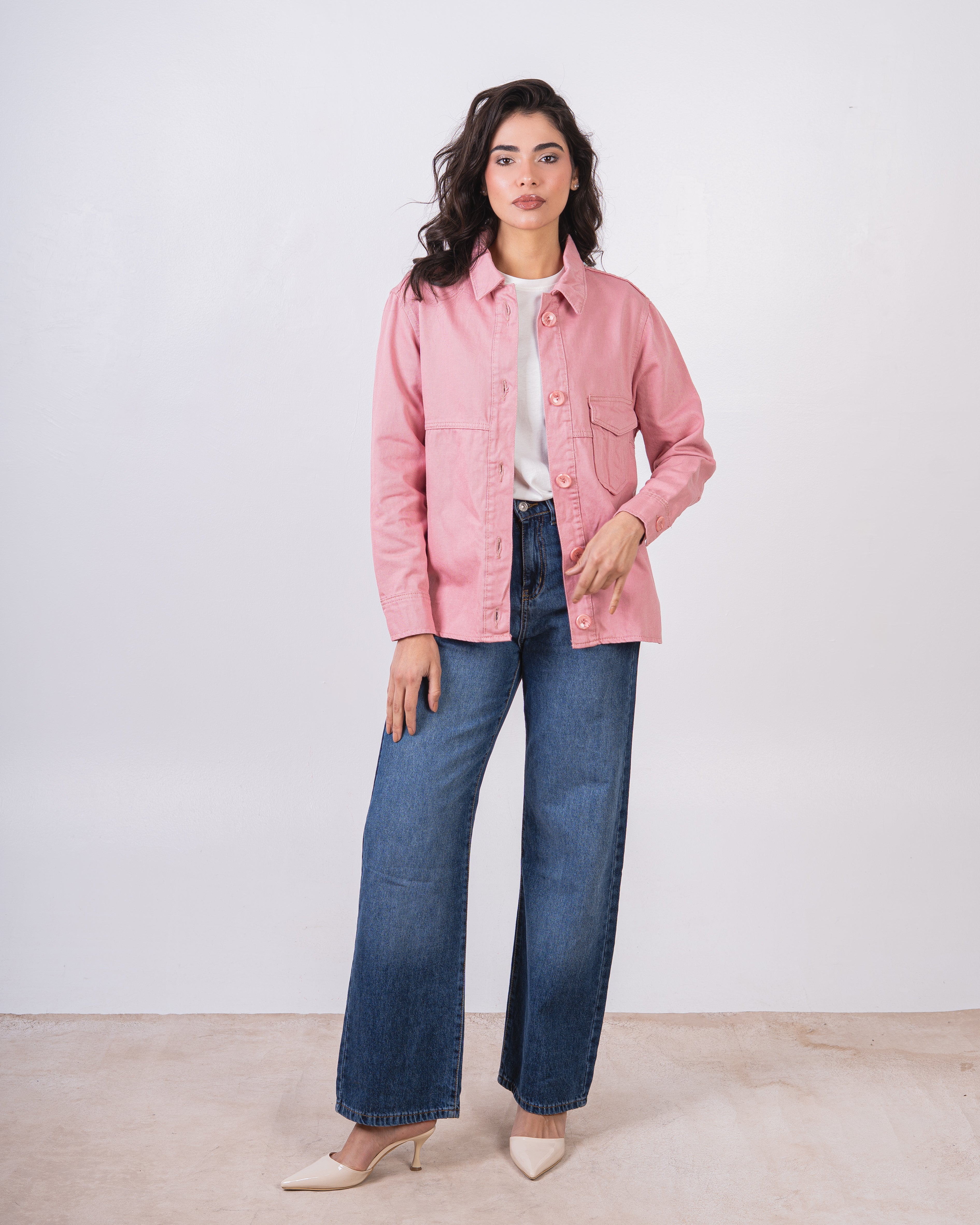 Gabardine Jacket – Single Plain Pocket