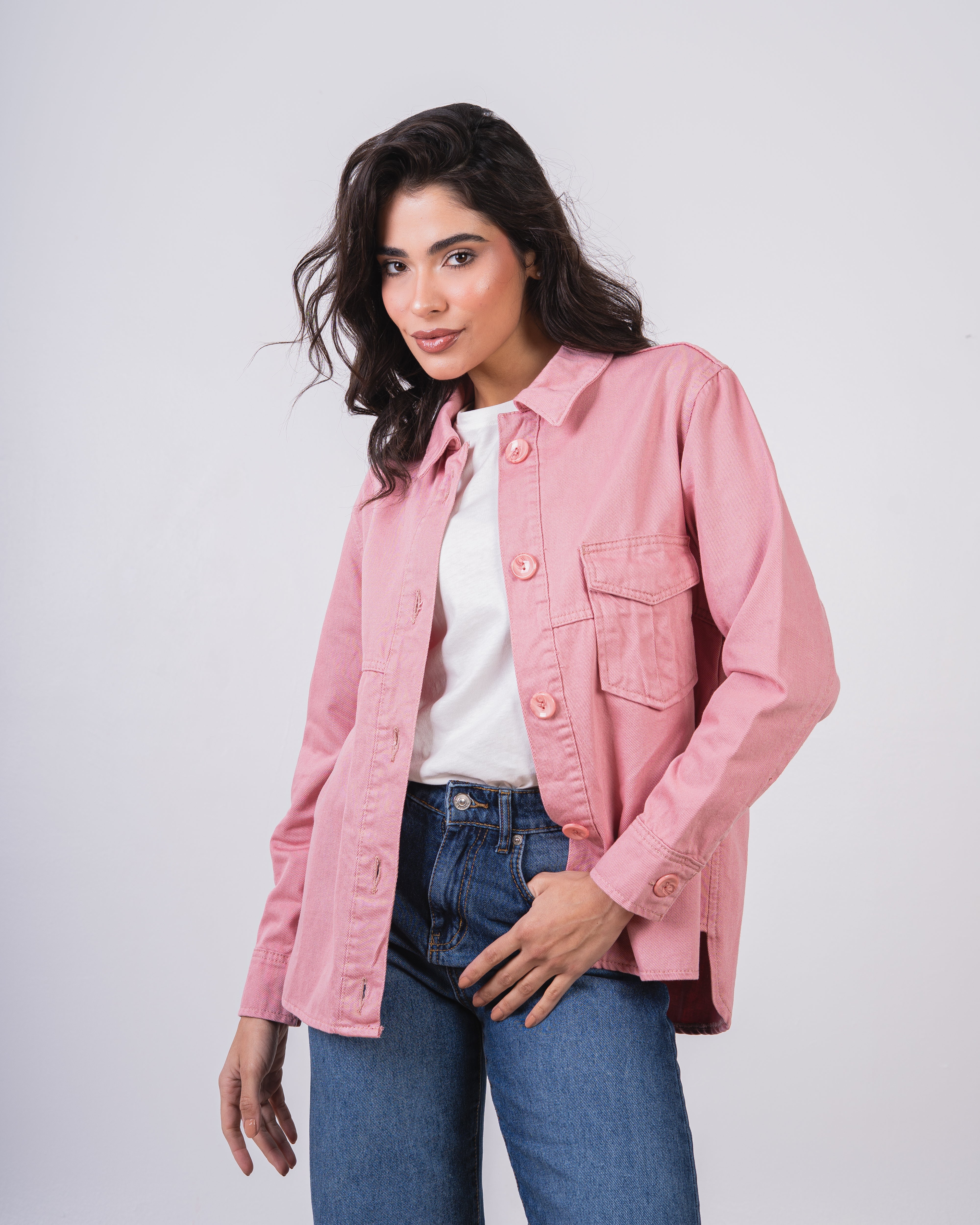 Gabardine Jacket – Single Plain Pocket