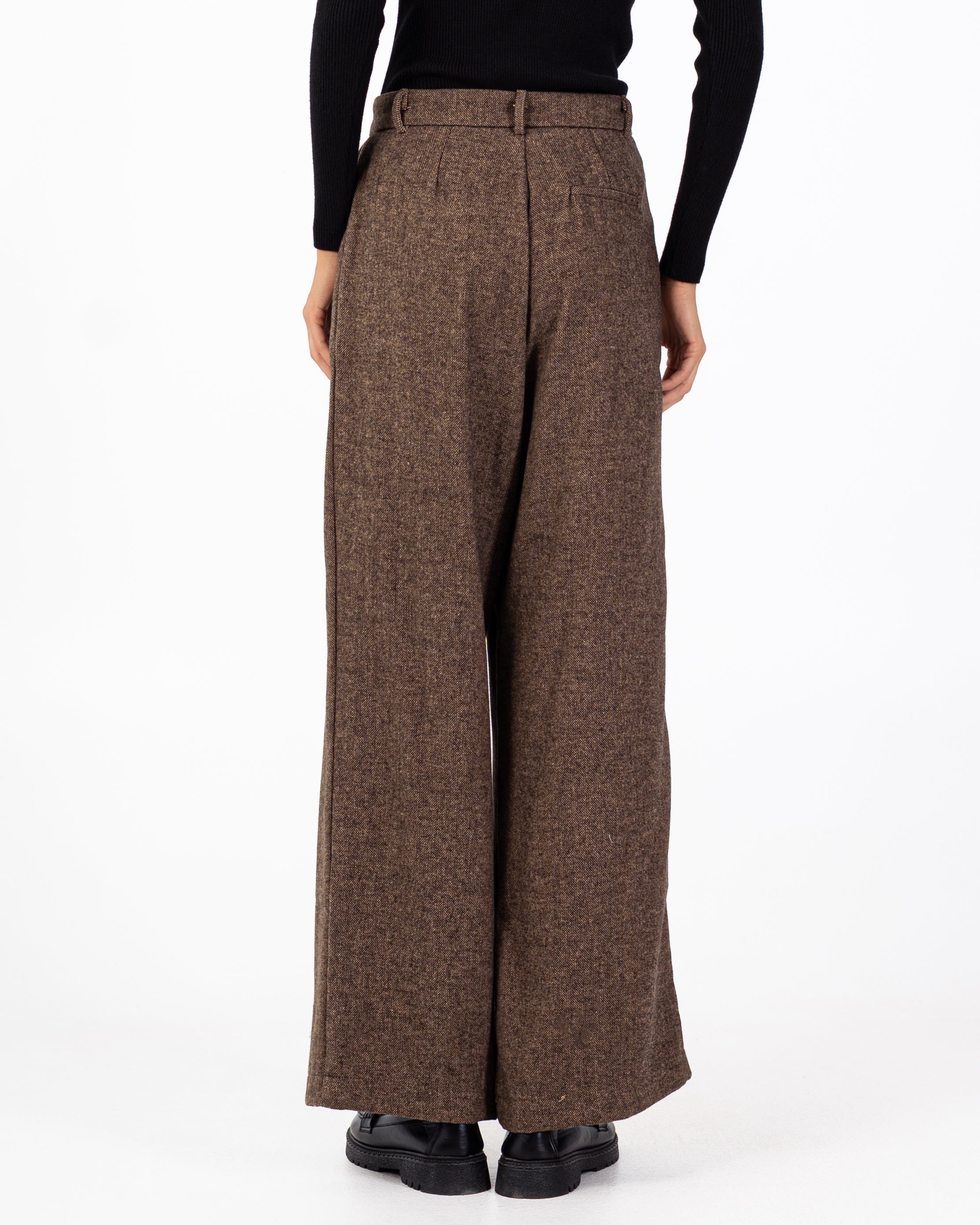 بنطلون كلاسيكي – سادة (واسع الساق)