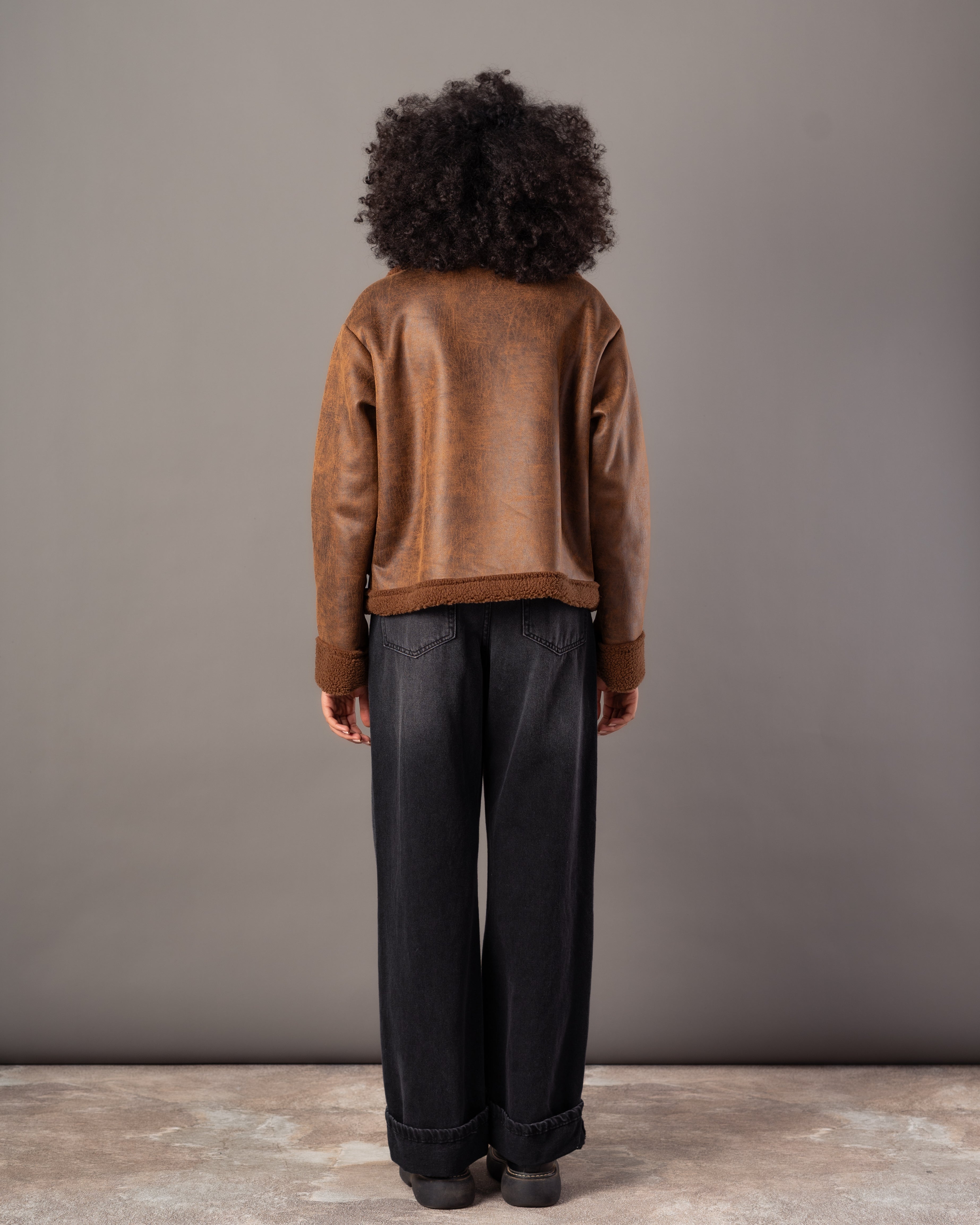 Leather Jacket – Lined (2 Pockets)