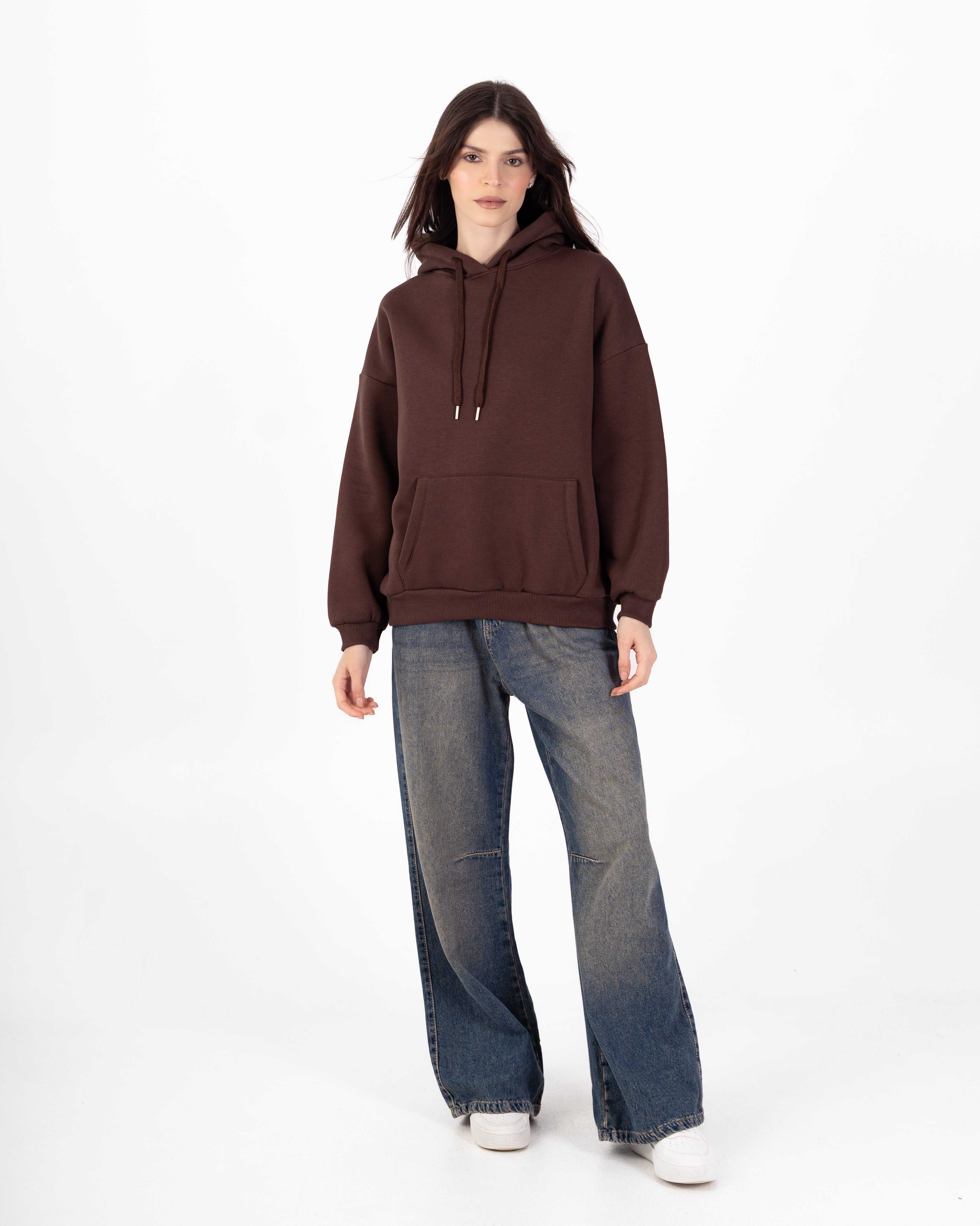 سويت شيرت – طباعة خلفية (نص مموج)