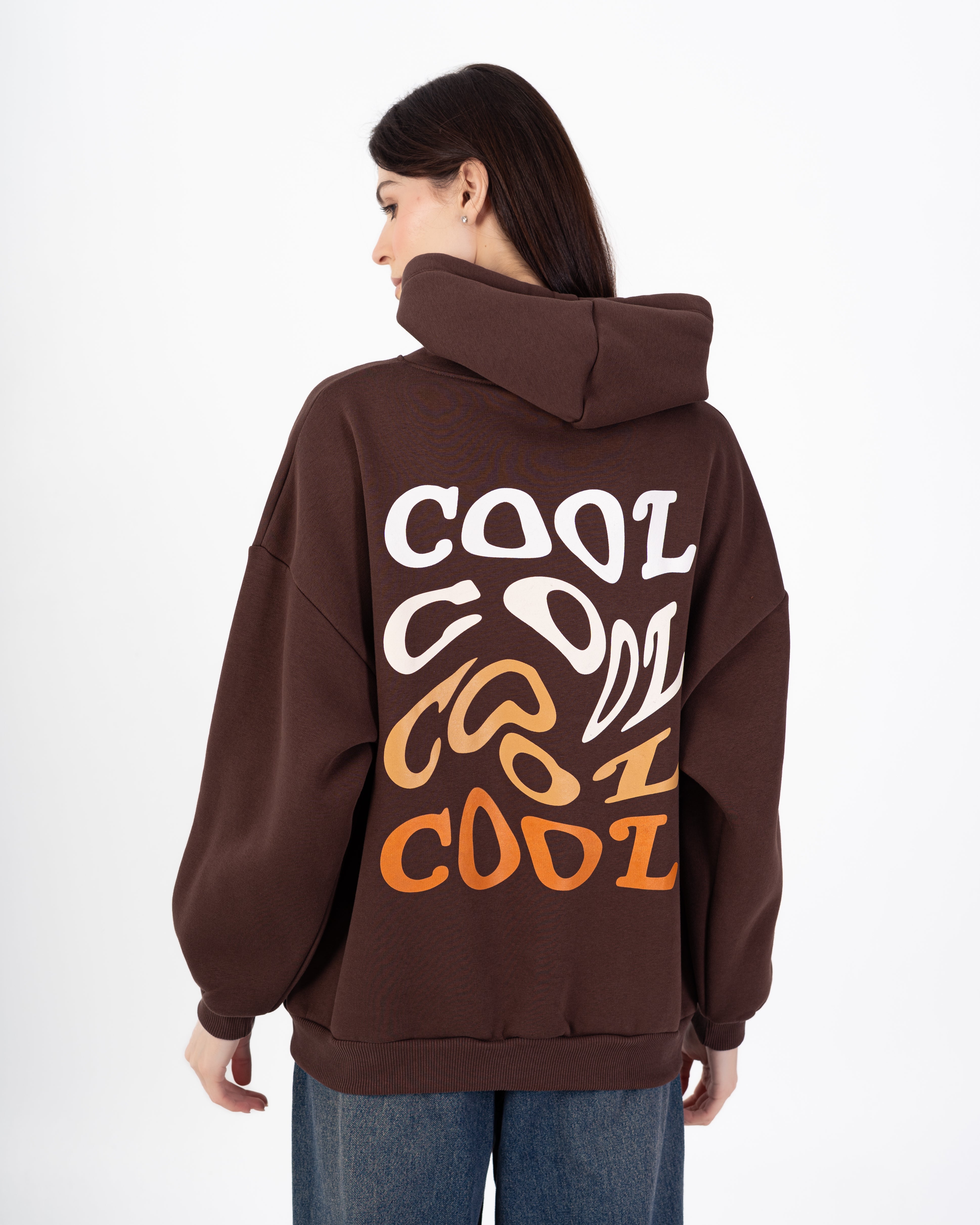 سويت شيرت – طباعة خلفية (نص مموج)