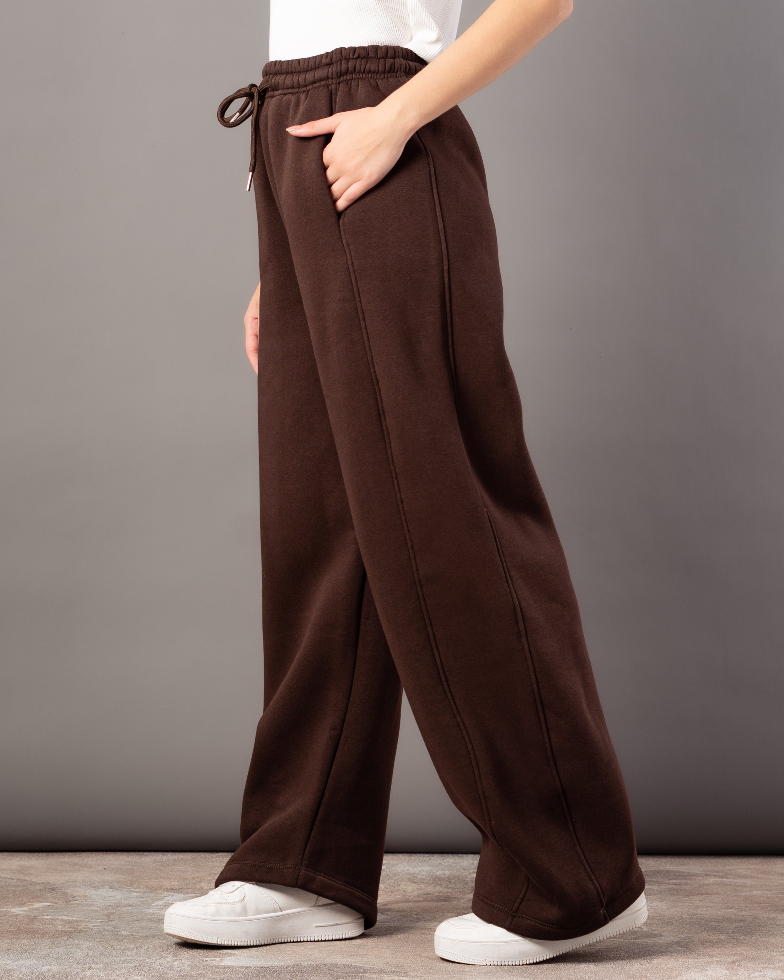 Milton Trouser – Plain Wide-Leg (Double Side Stripes)