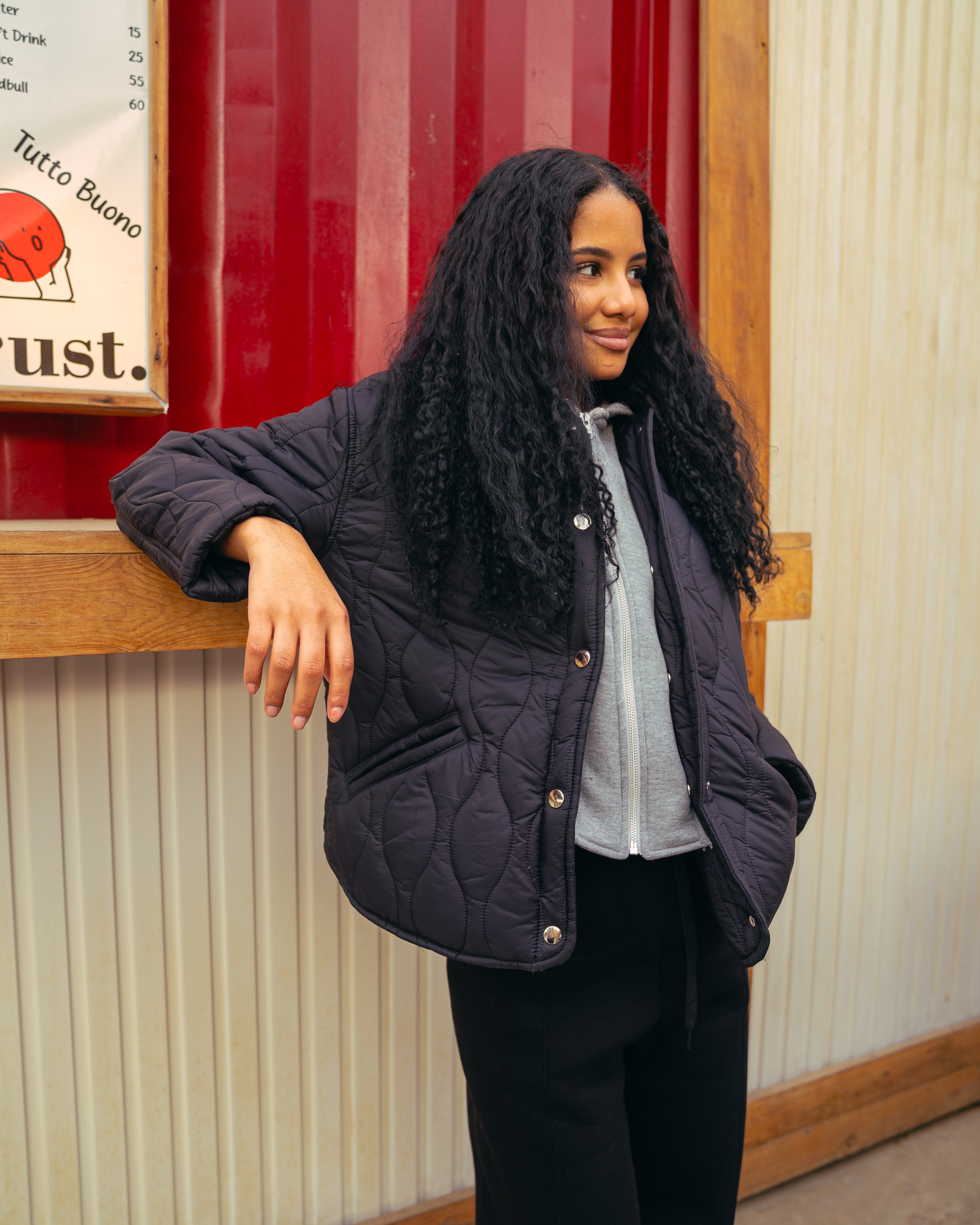 Hooded Melton - Fabric Jacket